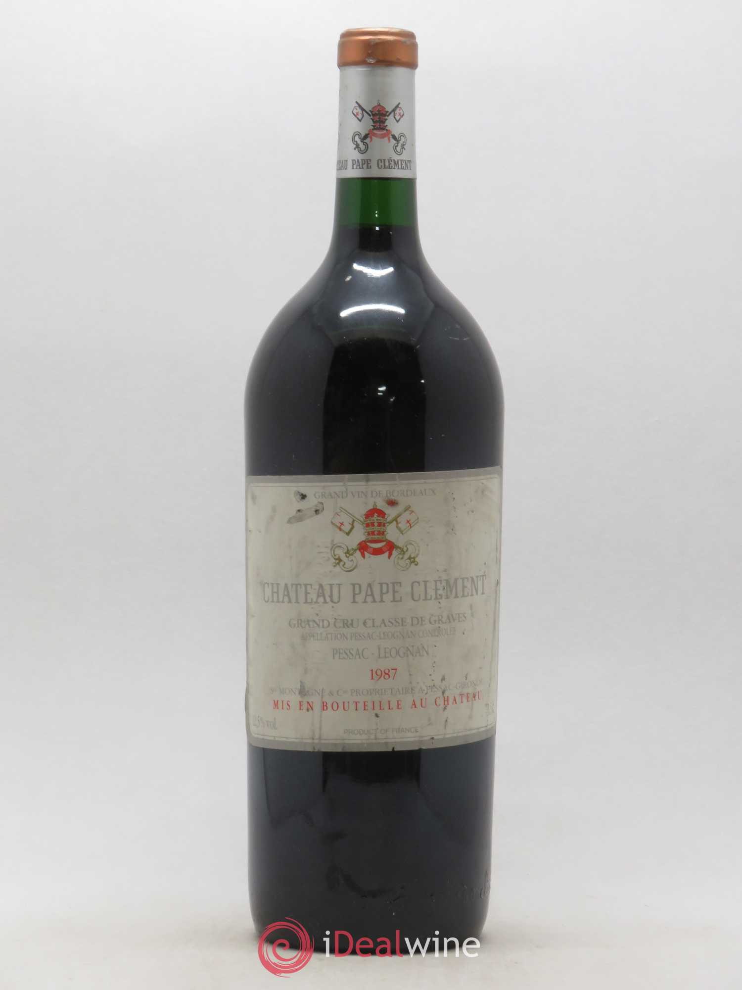 Château Pape Clément Cru Classé de Graves 1987 - Lot de 1 magnum - 0