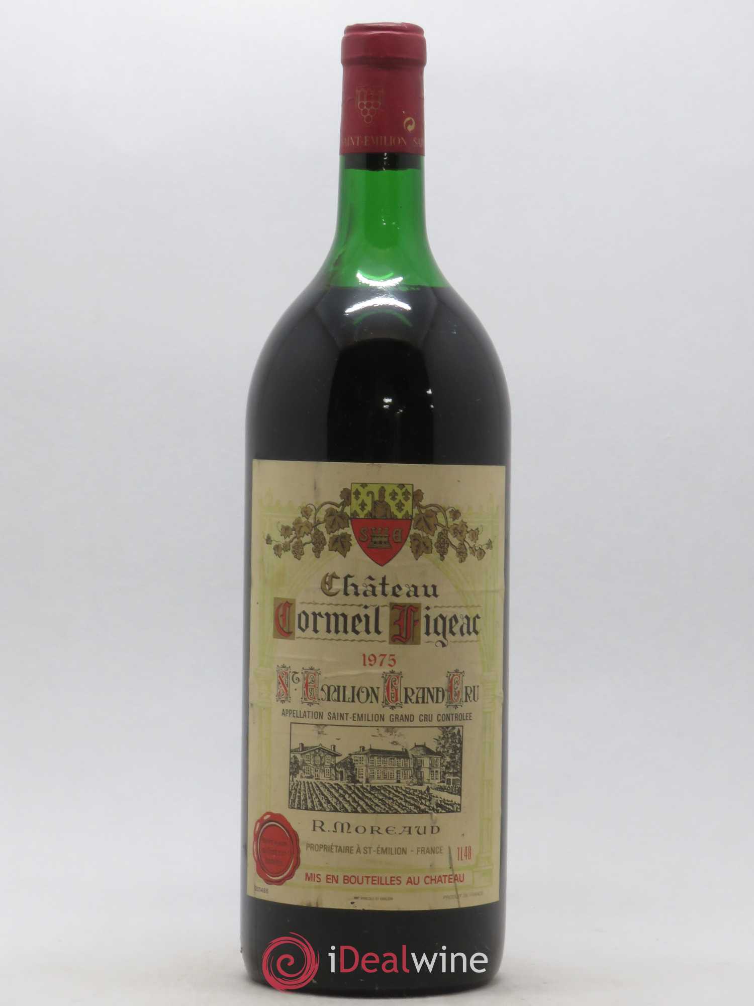 Château Cormeil Figeac 1975 - Lot de 1 magnum - 0