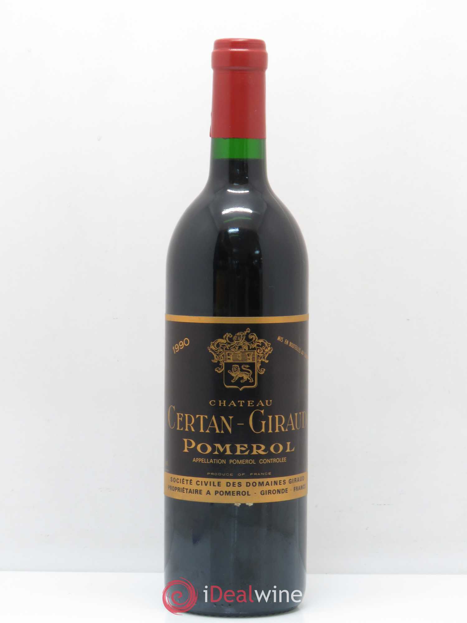 Château Certan Giraud 1990 - Lot de 1 bouteille - 0