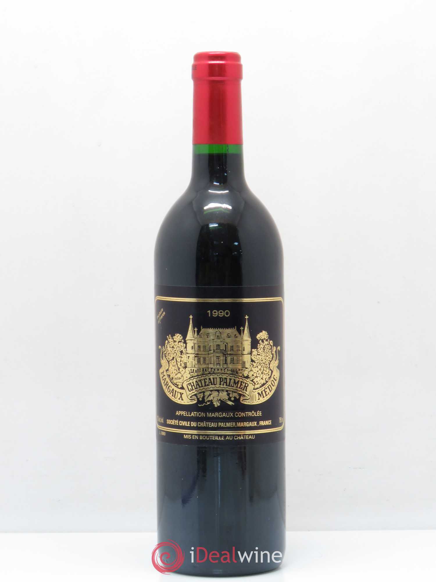 Château Palmer 3ème Grand Cru Classé 1990 - Lot de 1 bouteille - 0