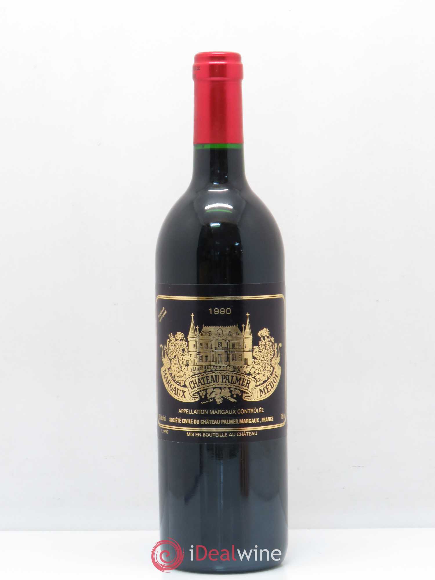 Château Palmer 3ème Grand Cru Classé 1990 - Lot de 1 bouteille - 0