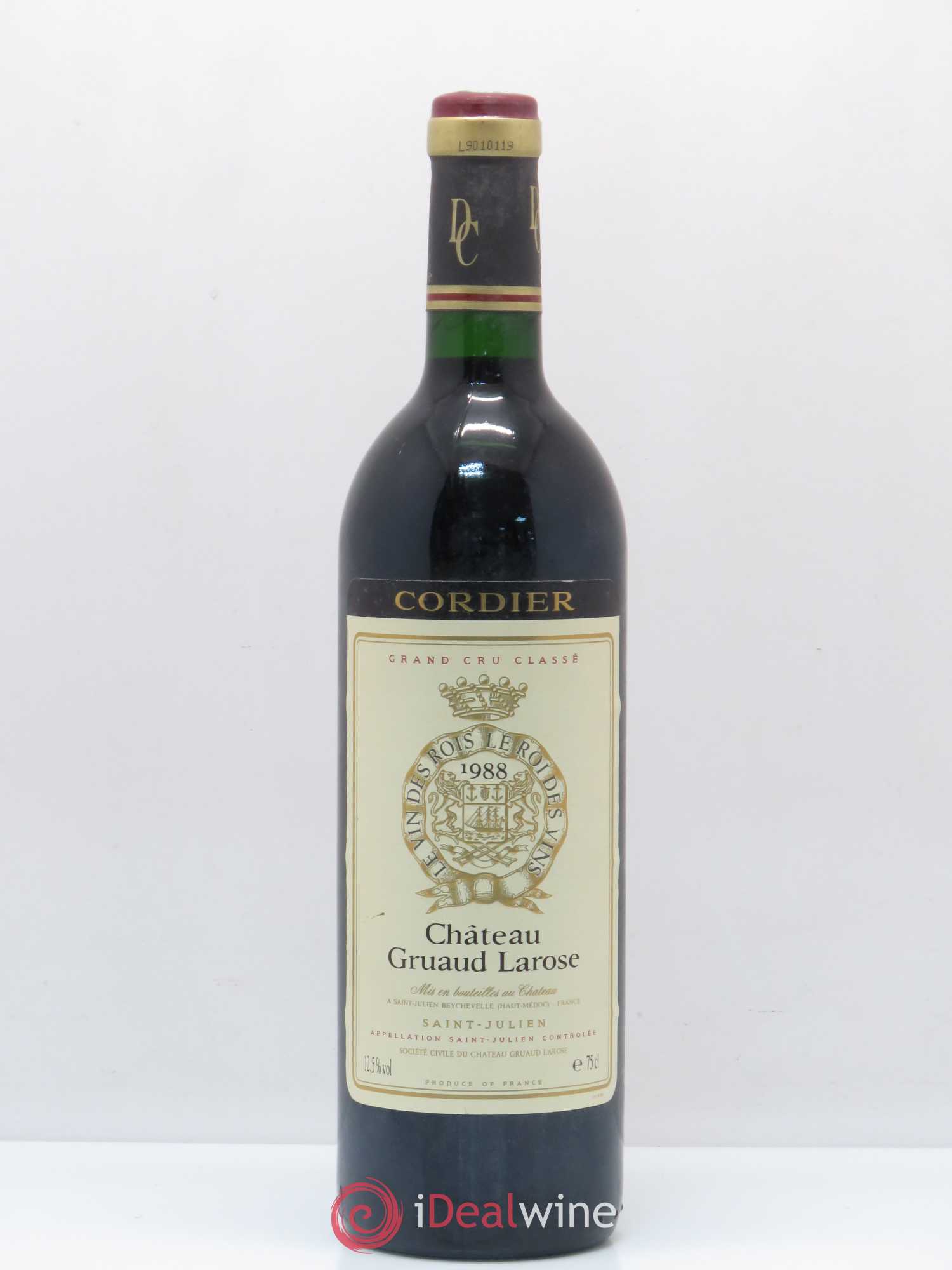 Château Gruaud Larose 2ème Grand Cru Classé 1988 - Lot de 1 bouteille - 0