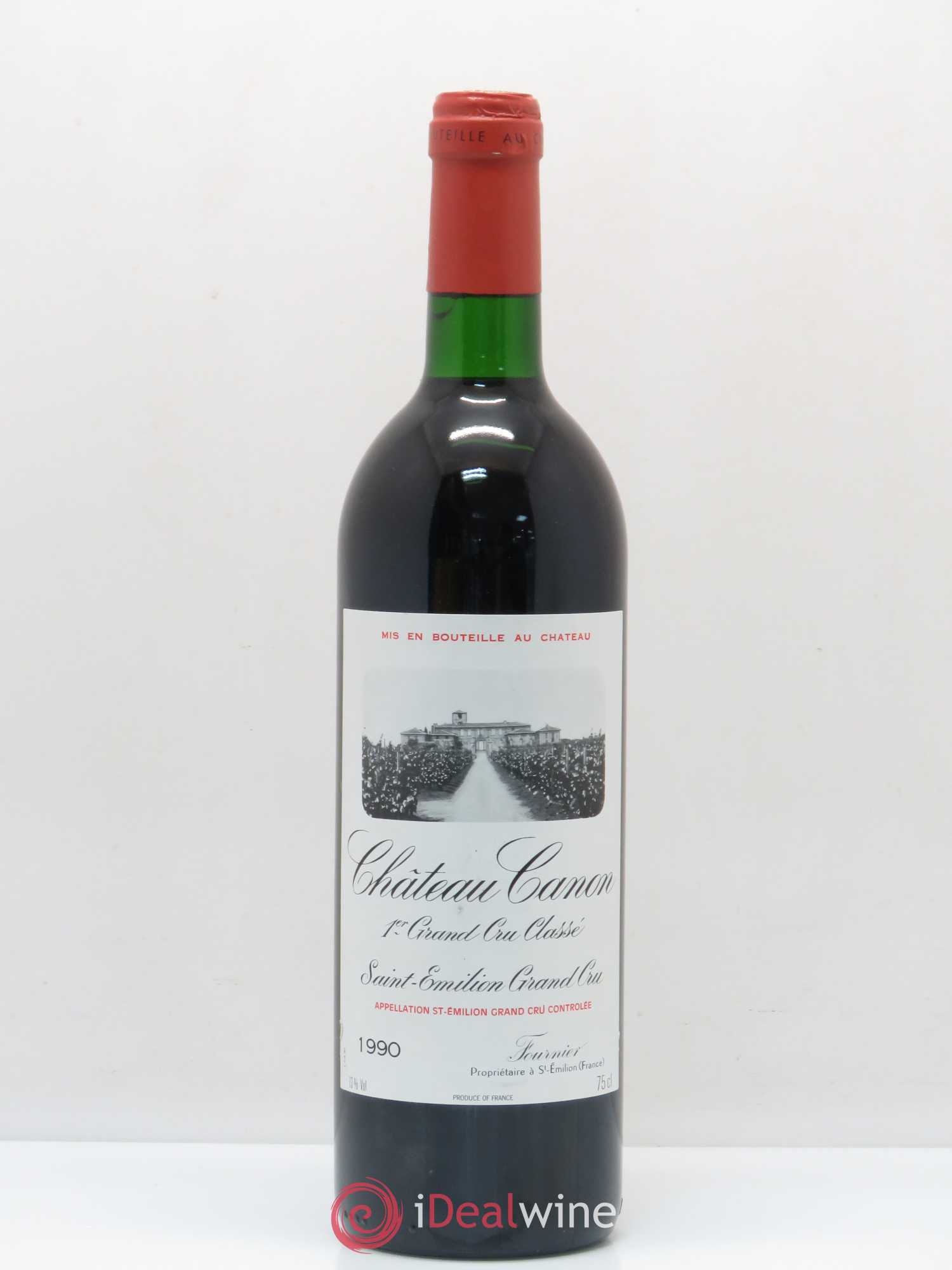 Château Canon 1er Grand Cru Classé B 1990 - Lot de 1 bouteille - 0