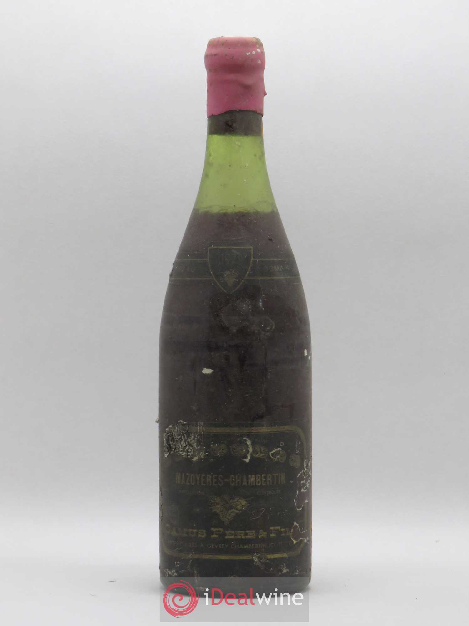 Mazoyères-Chambertin Grand Cru Camus 1970 - Lot de 1 bouteille - 0