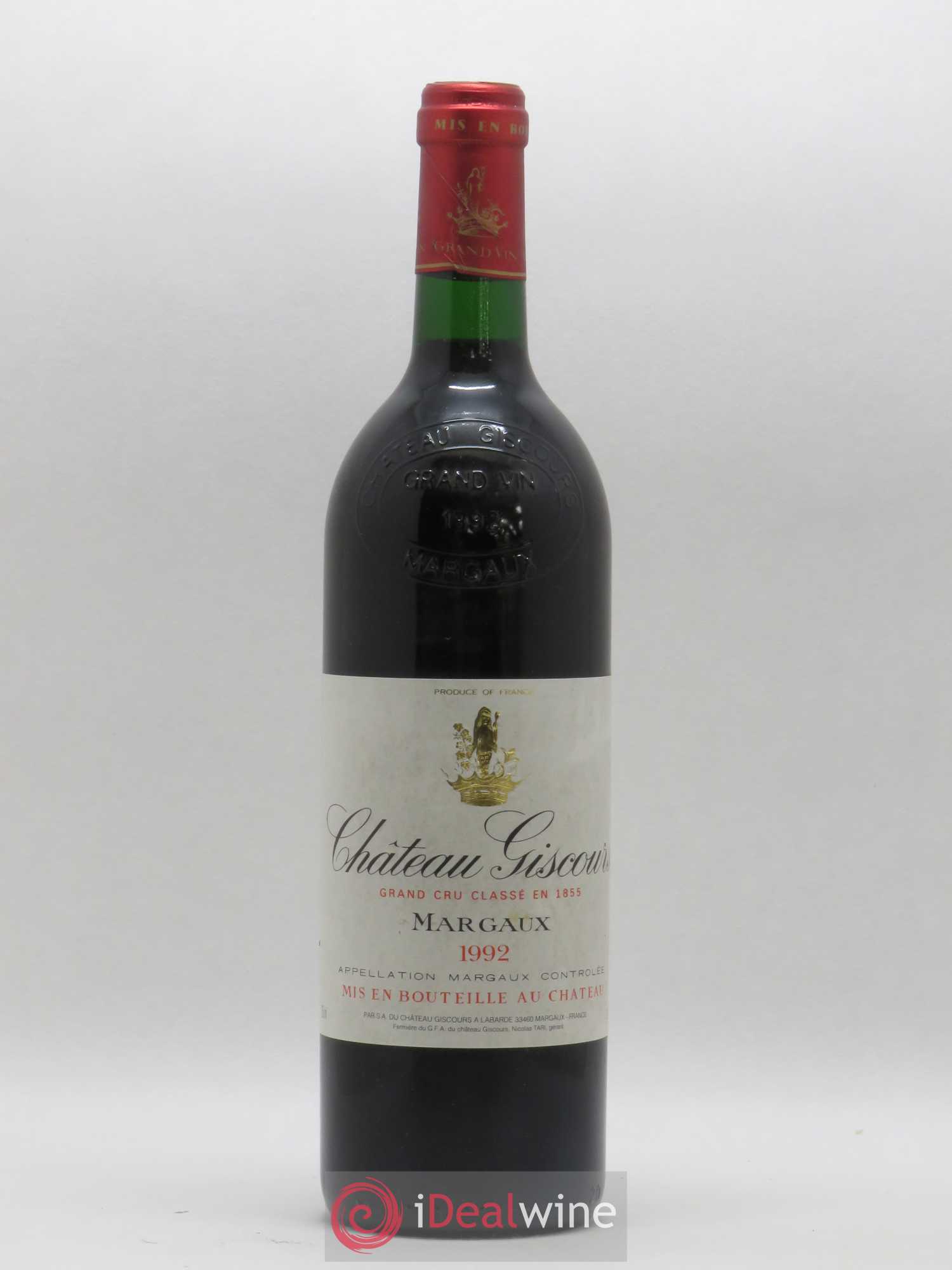 Château Giscours 3ème Grand Cru Classé 1992 - Lot de 1 bouteille - 0