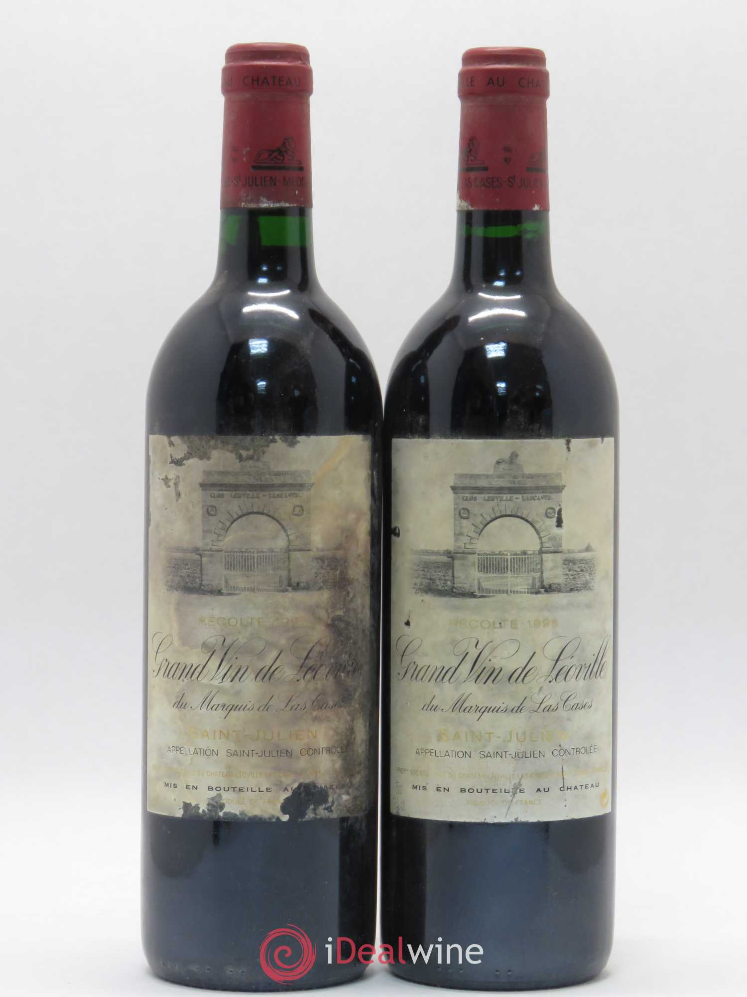 Château Léoville Las Cases 2ème Grand Cru Classé 1995 - Lot de 2 bouteilles - 0