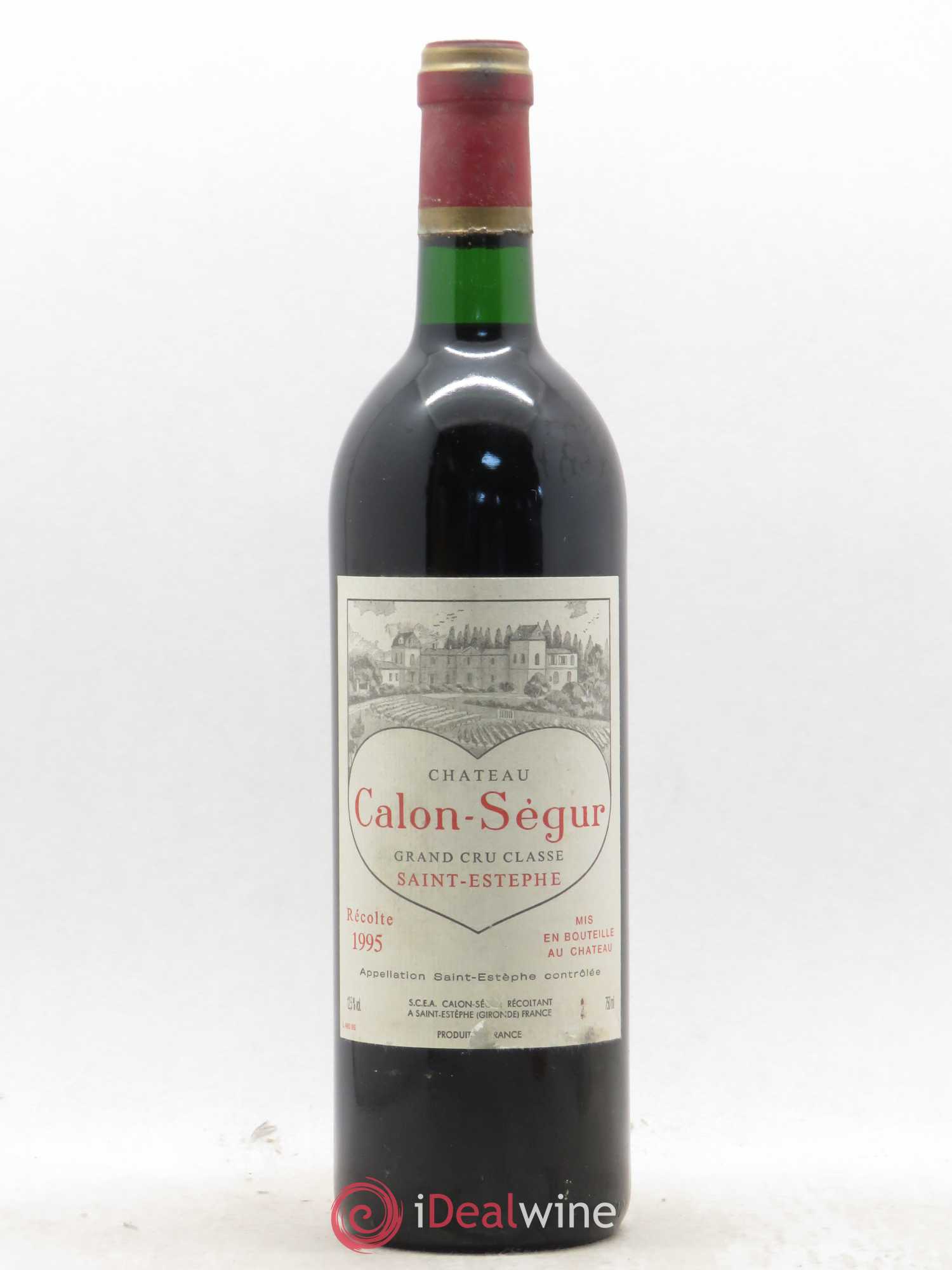 Château Calon Ségur 3ème Grand Cru Classé 1995 - Lot de 1 bouteille - 0