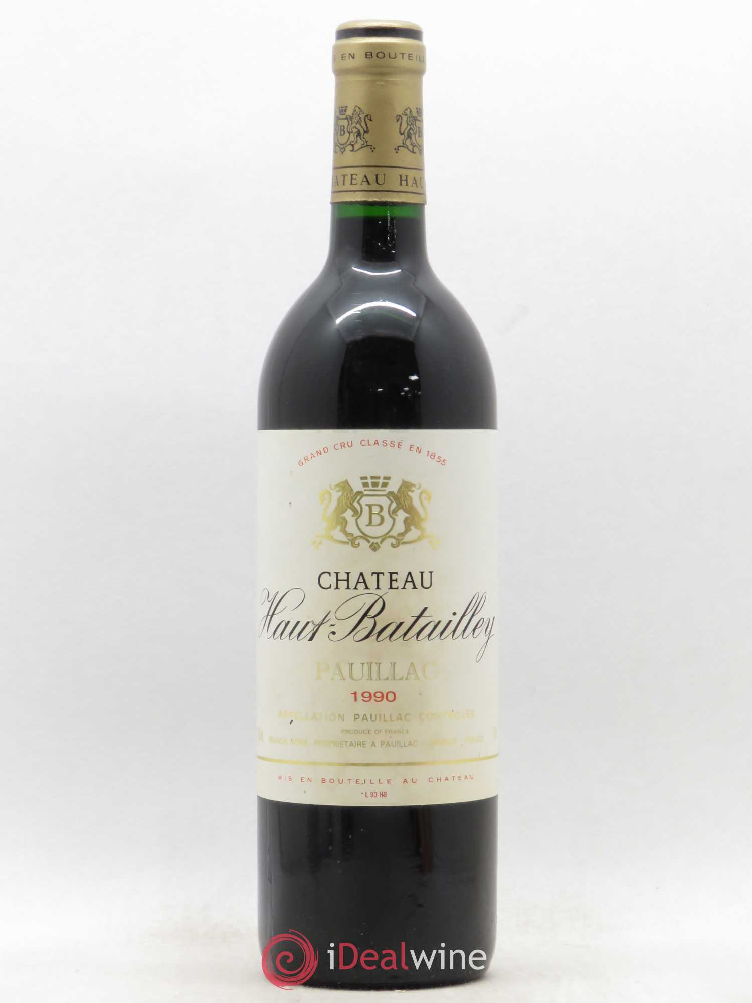 Château Haut Batailley 5ème Grand Cru Classé 1990 - Lot de 1 bouteille - 0