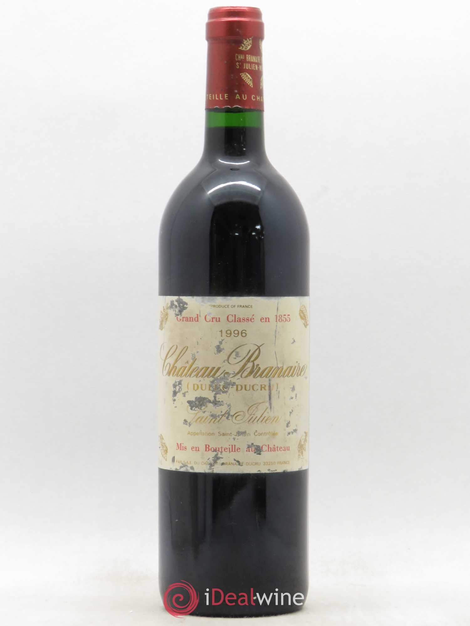 Château Branaire Ducru 4ème Grand Cru Classé 1996 - Lot de 1 bouteille - 0
