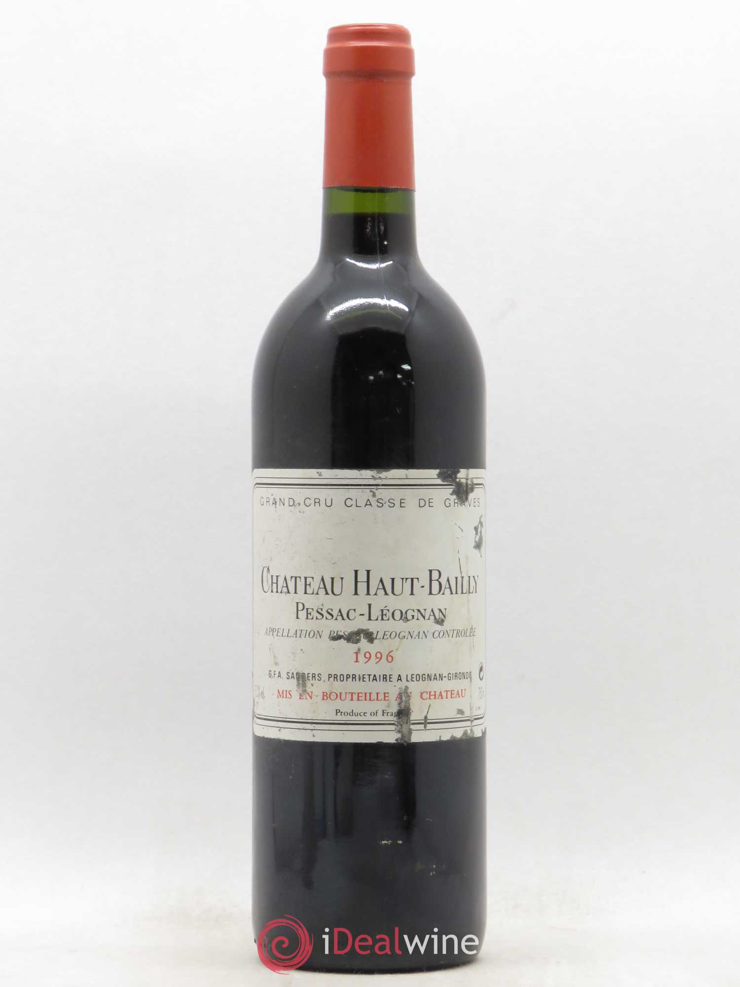 Château Haut-Bailly Cru Classé de Graves 1996 - Lot de 1 bouteille - 0