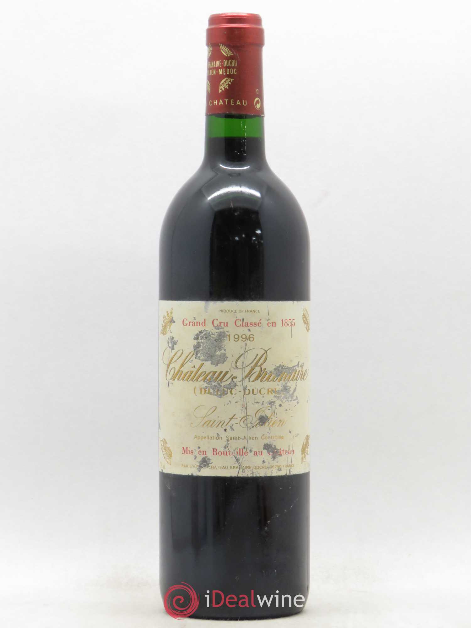 Château Branaire Ducru 4ème Grand Cru Classé 1996 - Lot de 1 bouteille - 0