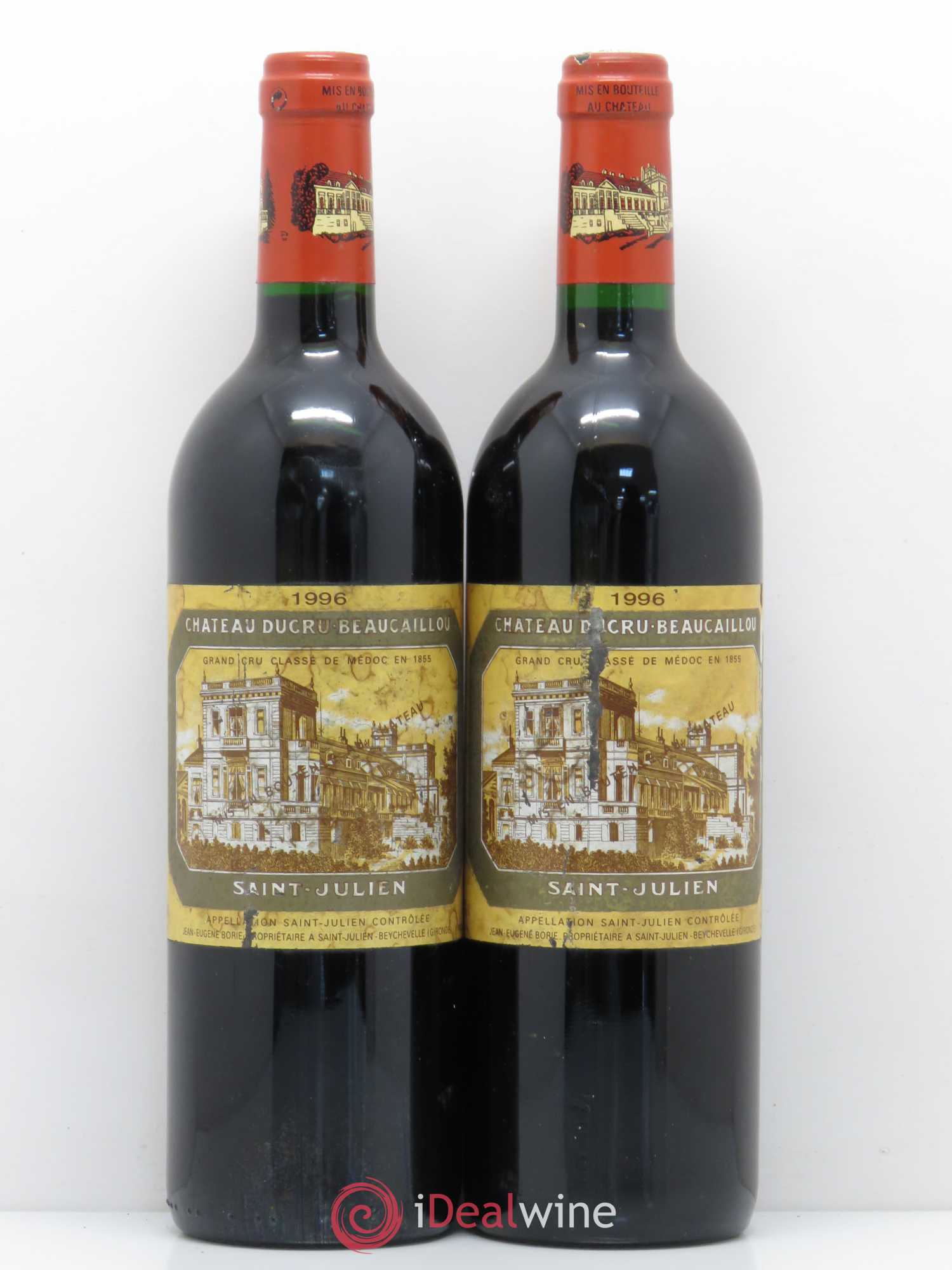 Château Ducru Beaucaillou 2ème Grand Cru Classé 1996 - Lot de 2 bouteilles - 0