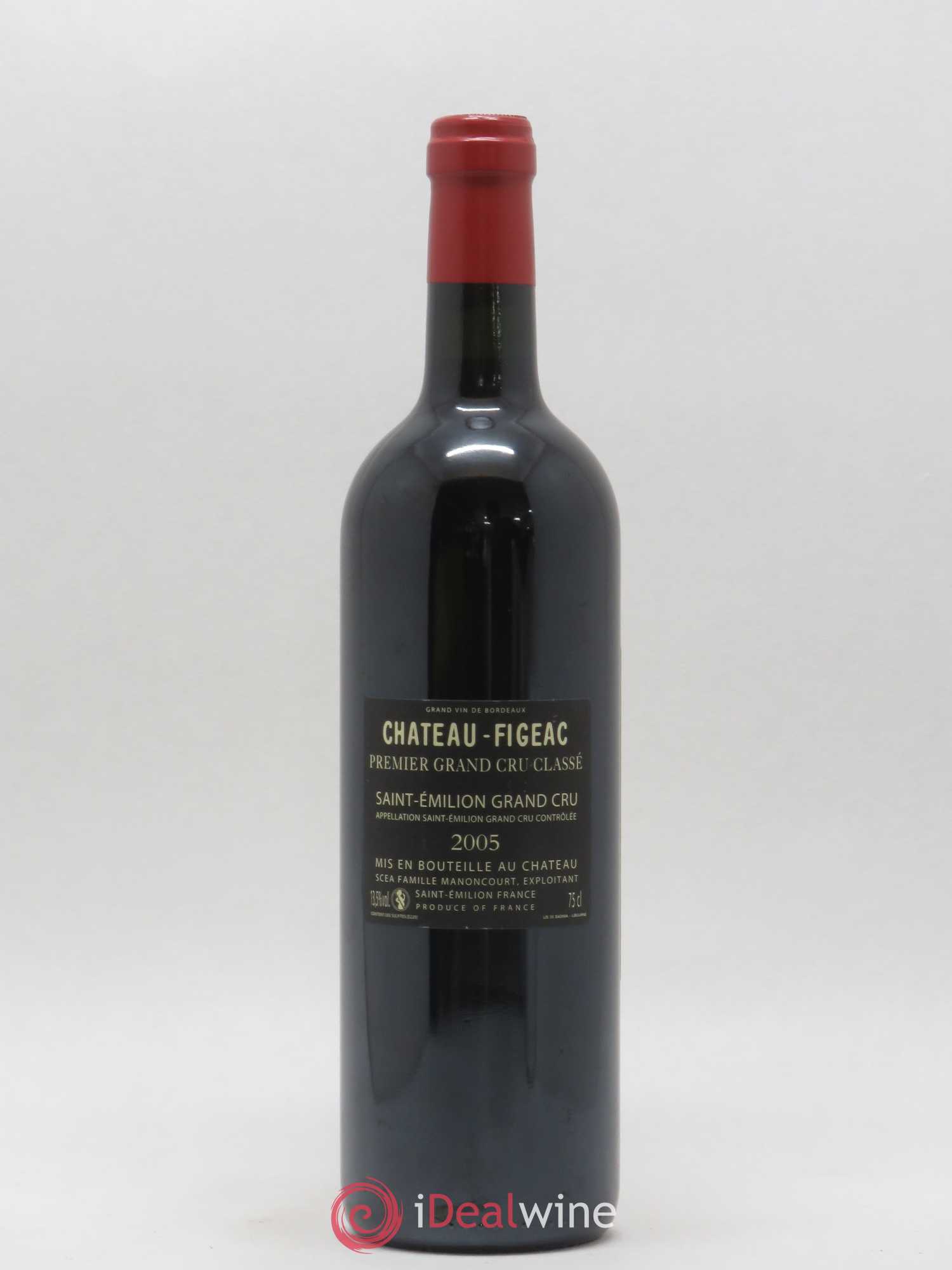 Château Figeac 1er Grand Cru Classé A 2005 - Lot de 1 bouteille - 1
