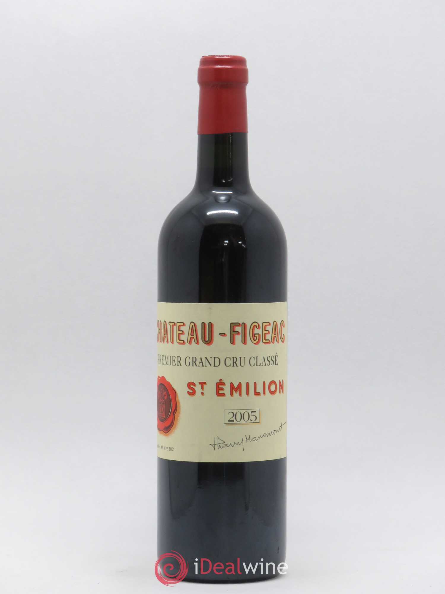 Château Figeac 1er Grand Cru Classé A 2005 - Lot de 1 bouteille - 0