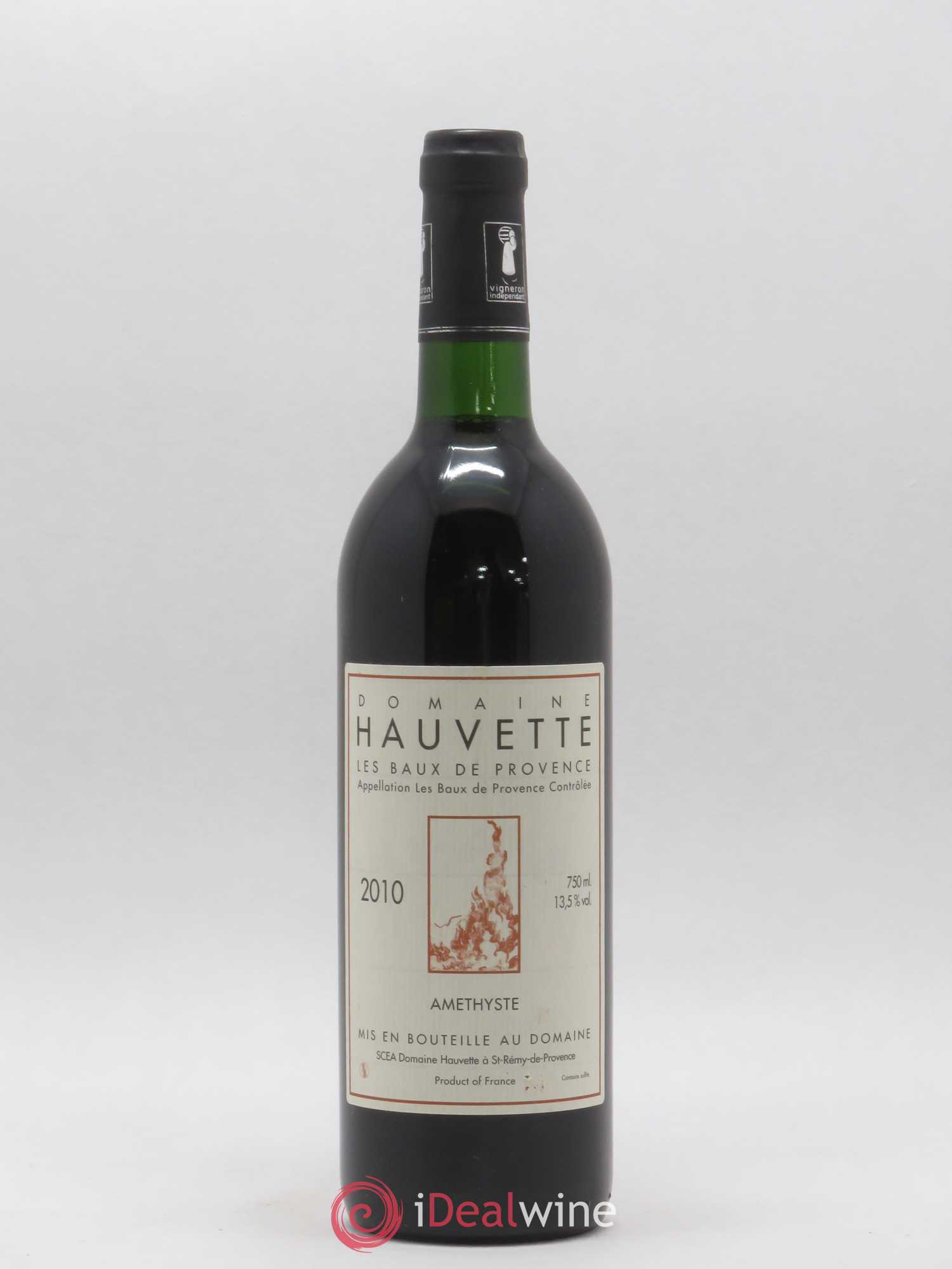Baux de Provence Améthyste Domaine Hauvette 2010 - Posten von 1 Flasche - 0