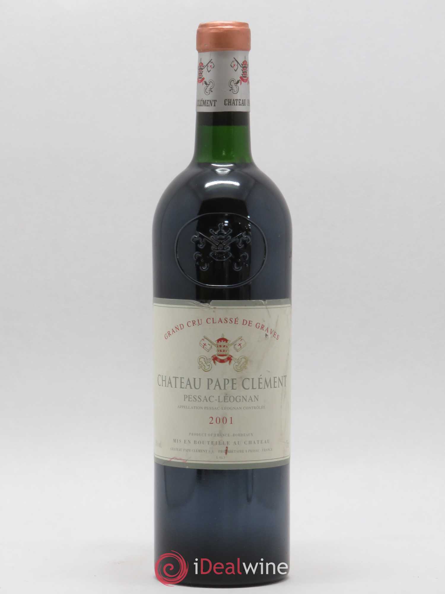 Château Pape Clément Cru Classé de Graves 2001 - Lot de 1 bouteille - 0