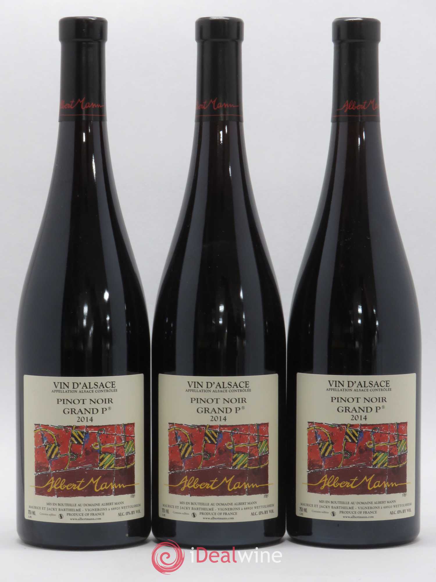 Pinot Noir Grand P Albert Mann 2014 - Posten von 3 Flaschen - 0