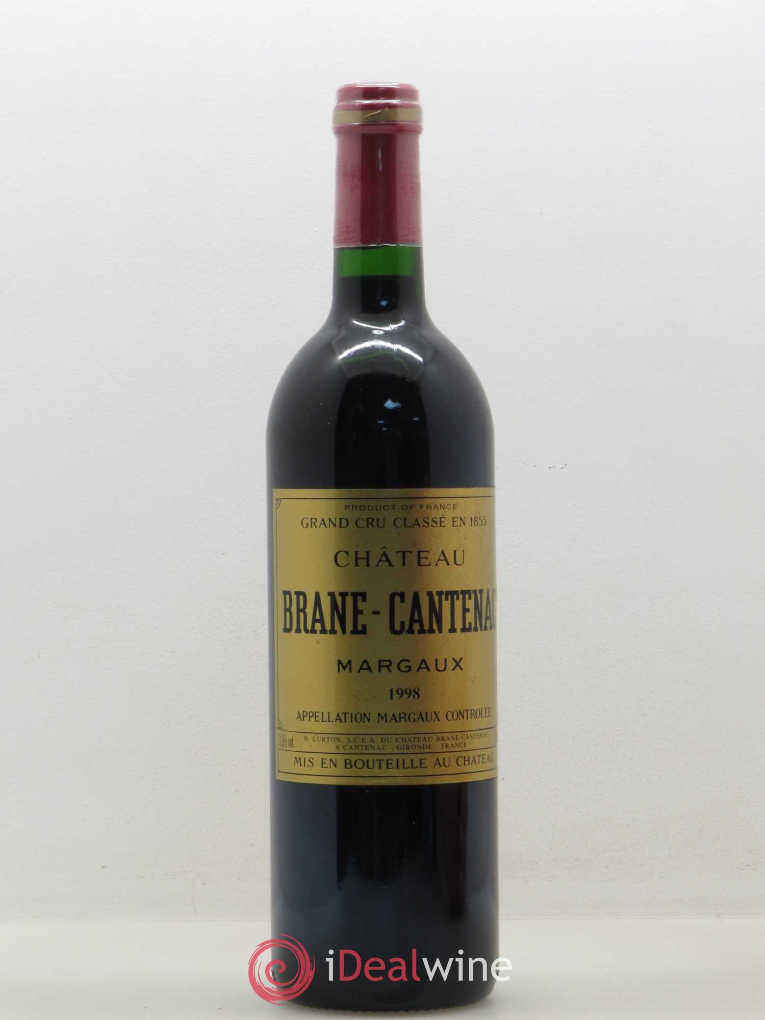 Château Brane Cantenac 2ème Grand Cru Classé 1998 - Lot de 1 bouteille - 0