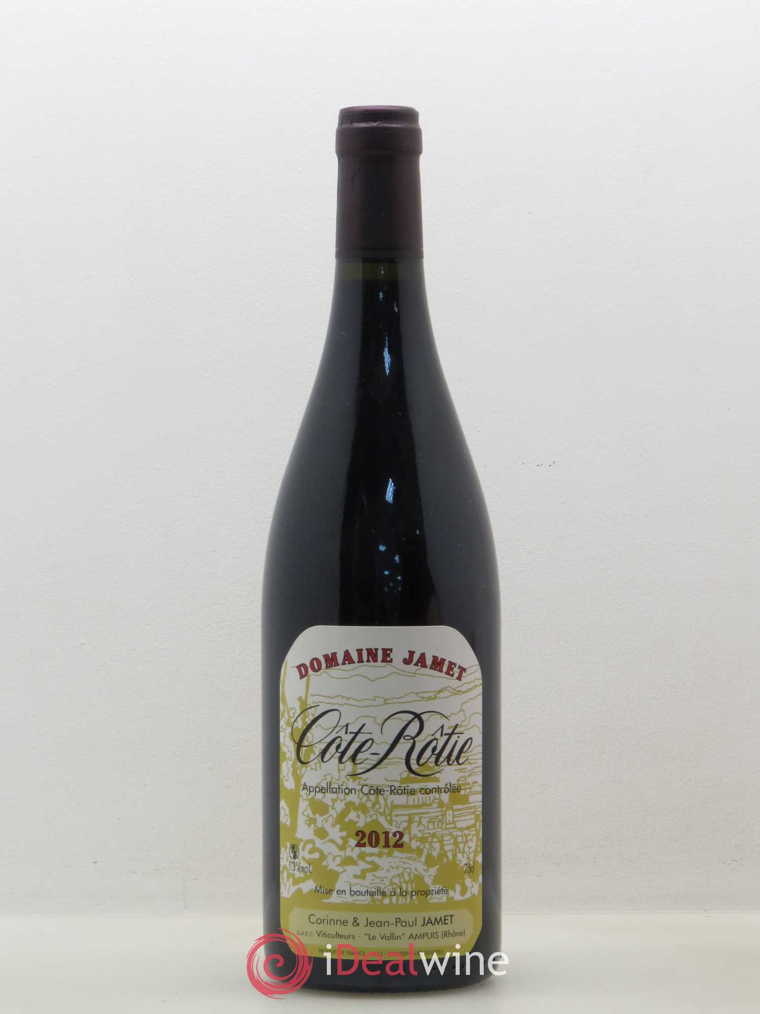 Côte-Rôtie Jamet (Domaine) 2012 - Lot de 1 bouteille - 0