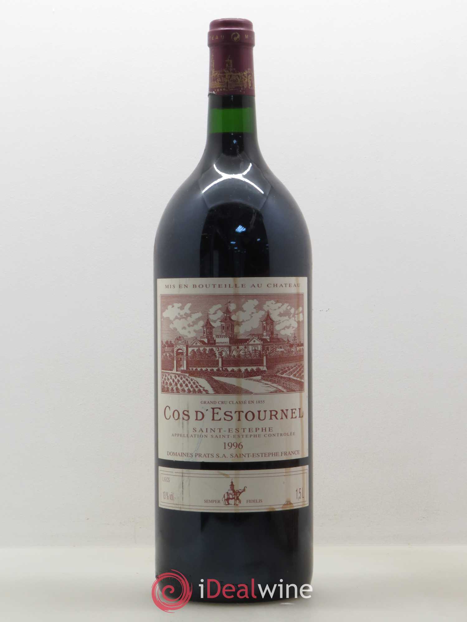 Cos d'Estournel 2ème Grand Cru Classé 1996 - Lot de 1 magnum - 0