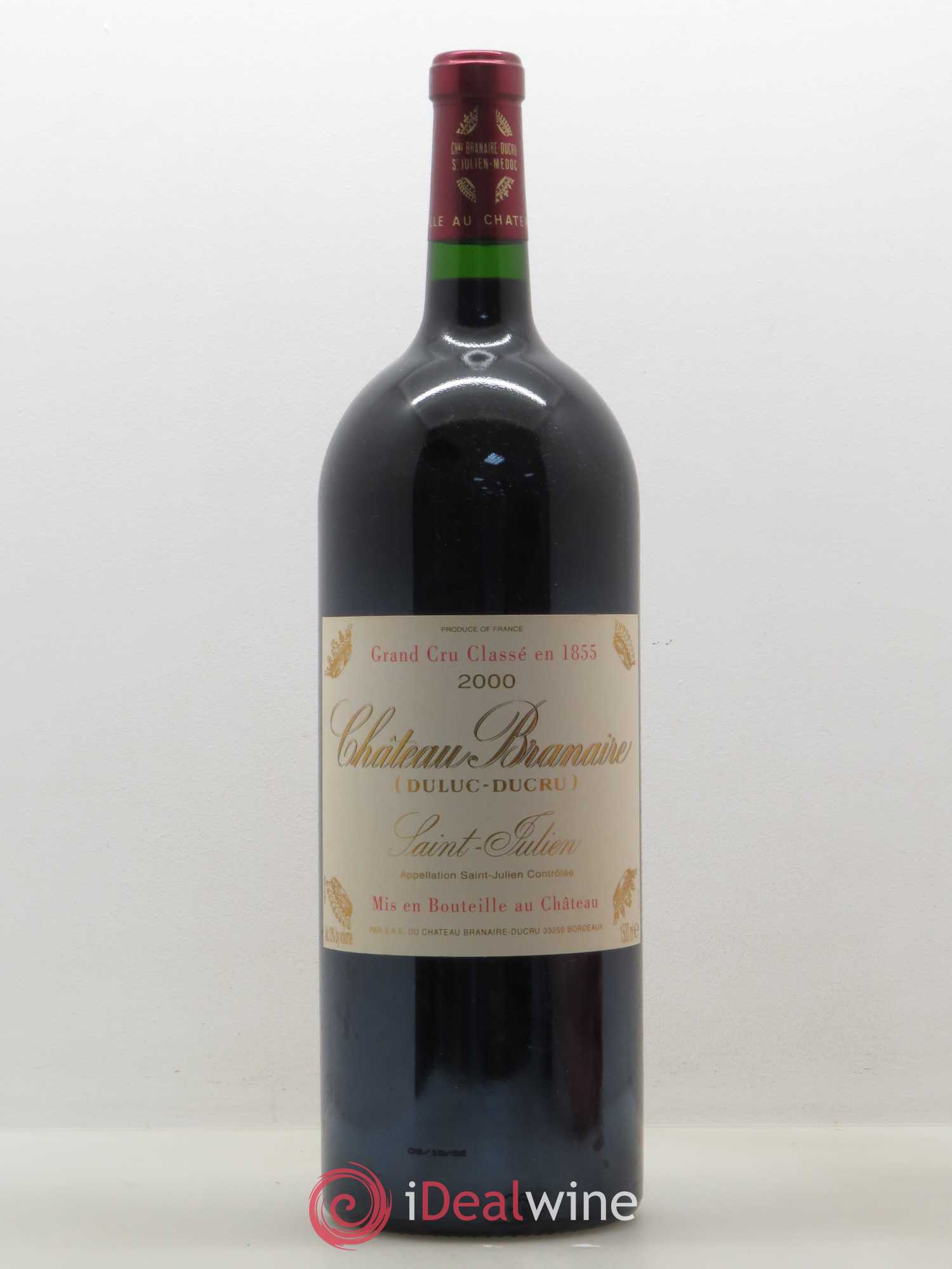 Château Branaire Ducru 4ème Grand Cru Classé 2000 - Lot de 1 magnum - 0