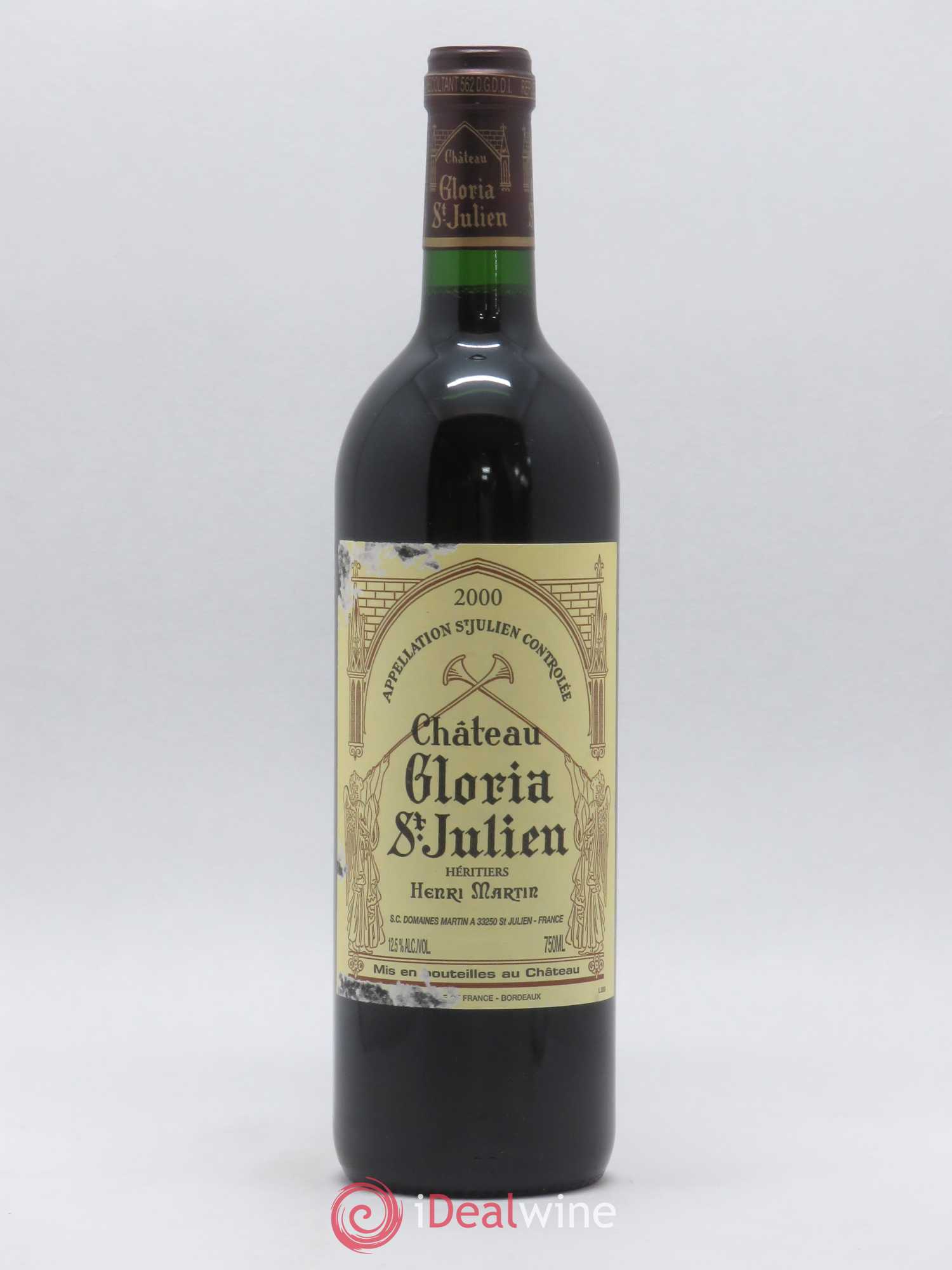 Château Gloria 2000 - Lot de 1 bouteille - 0