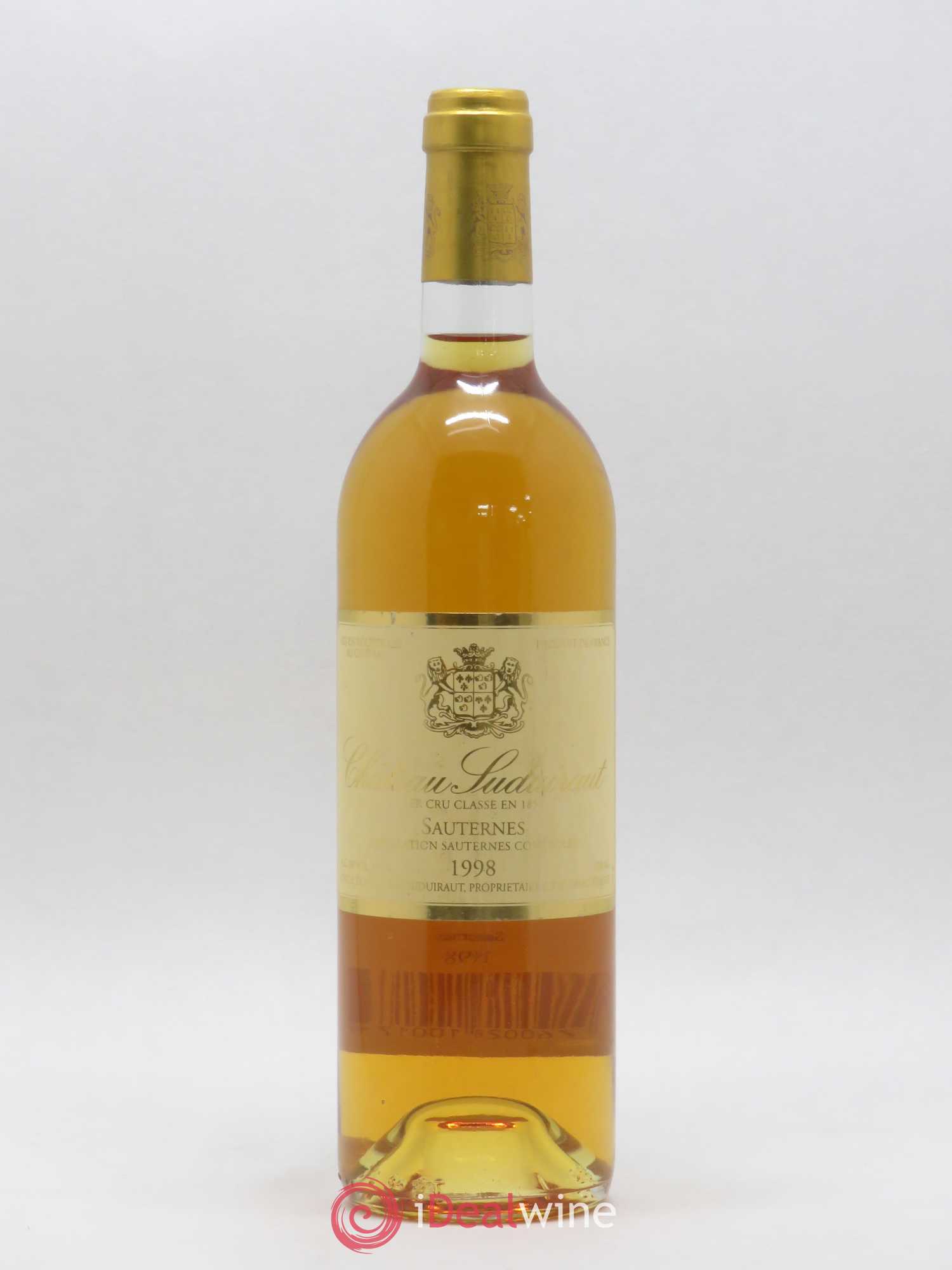 Château Suduiraut 1er Grand Cru Classé 1998 - Lot de 1 bouteille - 0