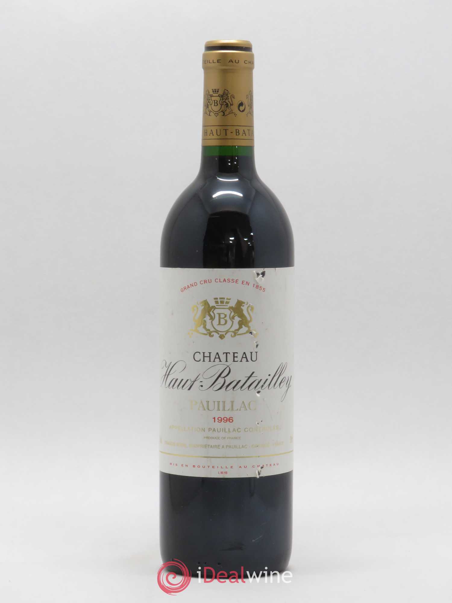 Château Haut Batailley 5ème Grand Cru Classé 1996 - Lot de 1 bouteille - 0