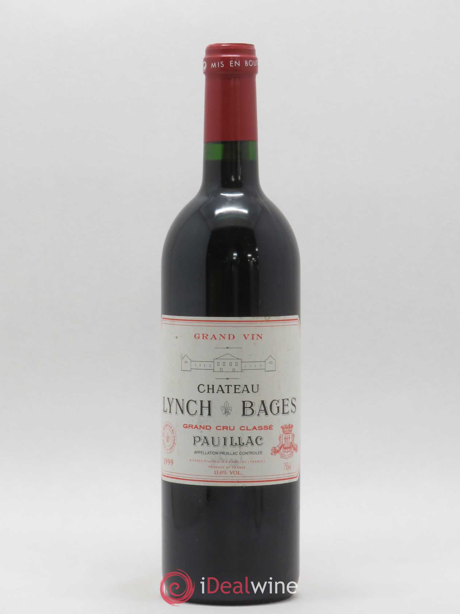 Château Lynch Bages 5ème Grand Cru Classé 1999 - Lot de 1 bouteille - 0