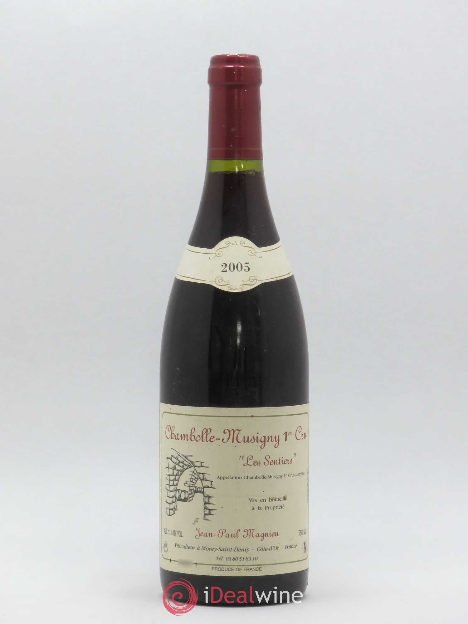 Chambolle-Musigny 1er Cru Les Sentiers Domaine Jean Paul Magnien 2005 - Posten von 1 Flasche - 0