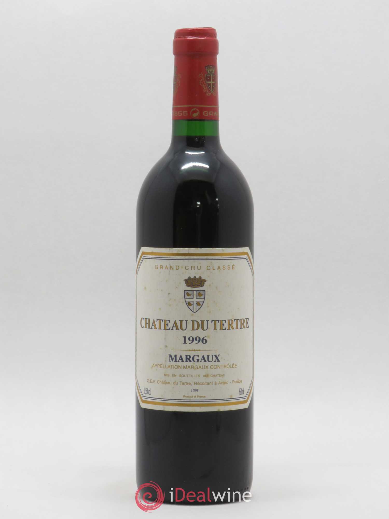 Château du Tertre 5ème Grand Cru Classé 1996 - Lot de 1 bouteille - 0