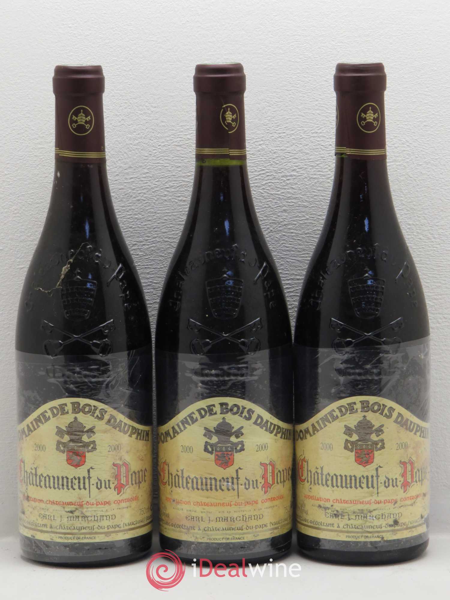 Châteauneuf-du-Pape Domaine Bois Dauphin (sans prix de réserve) 2000 - Posten von 6 Flaschen - 2