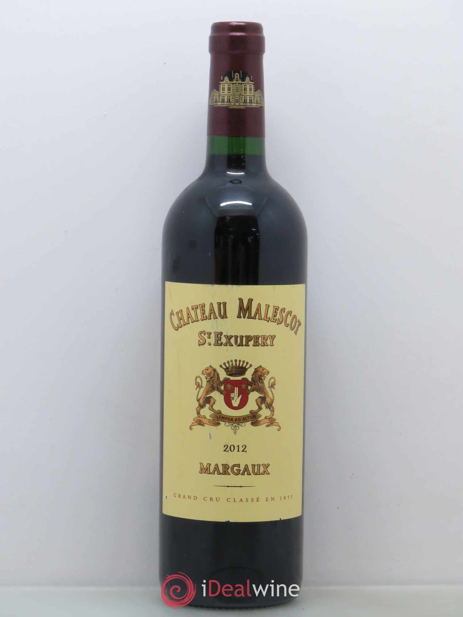 Château Malescot Saint-Exupéry 3ème Grand Cru Classé (sans prix de réserve) 2012 - Lot de 1 bouteille - 0