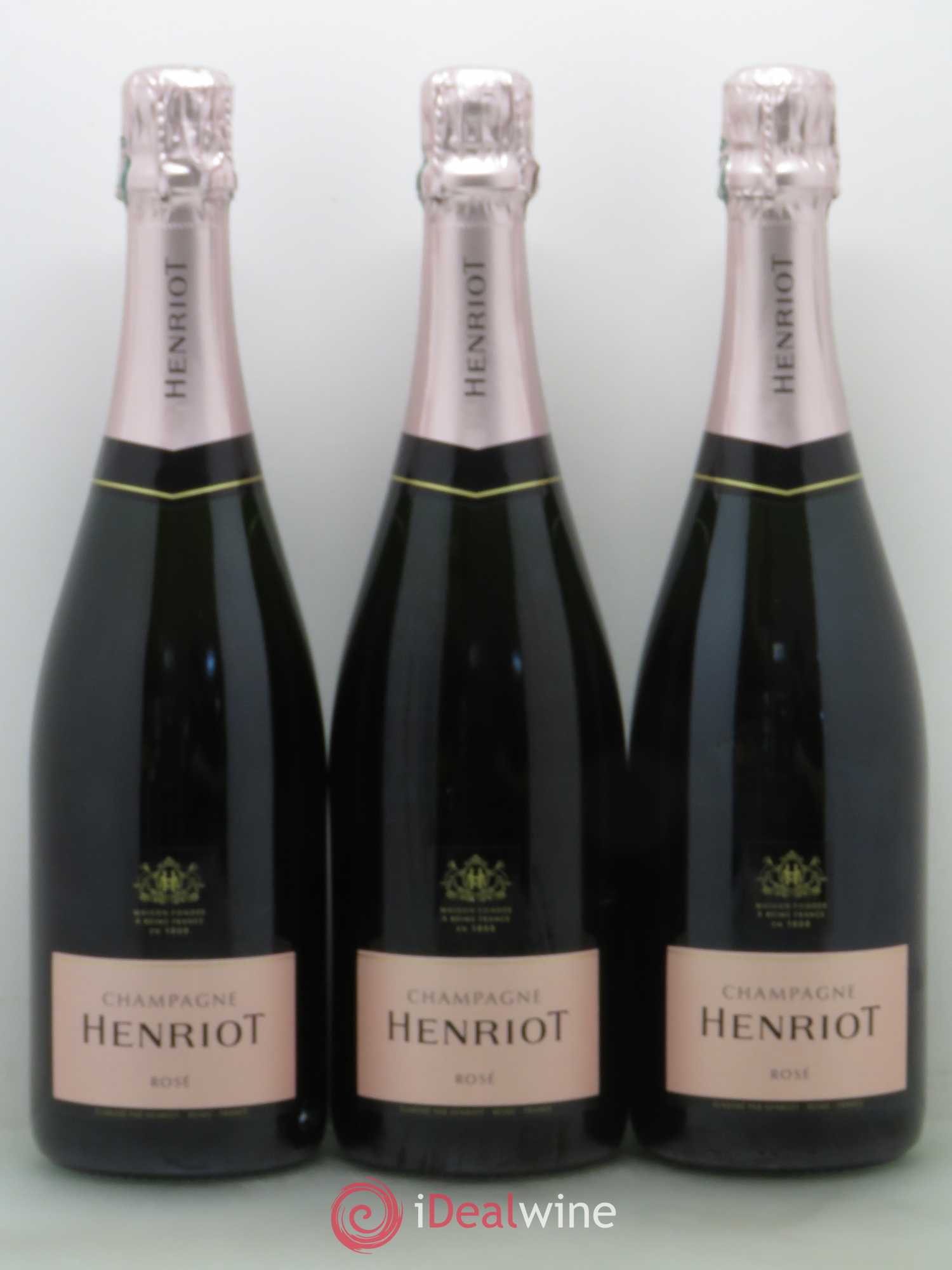 Rosé Brut Henriot (sans prix de réserve) - Lot de 6 bouteilles - 1