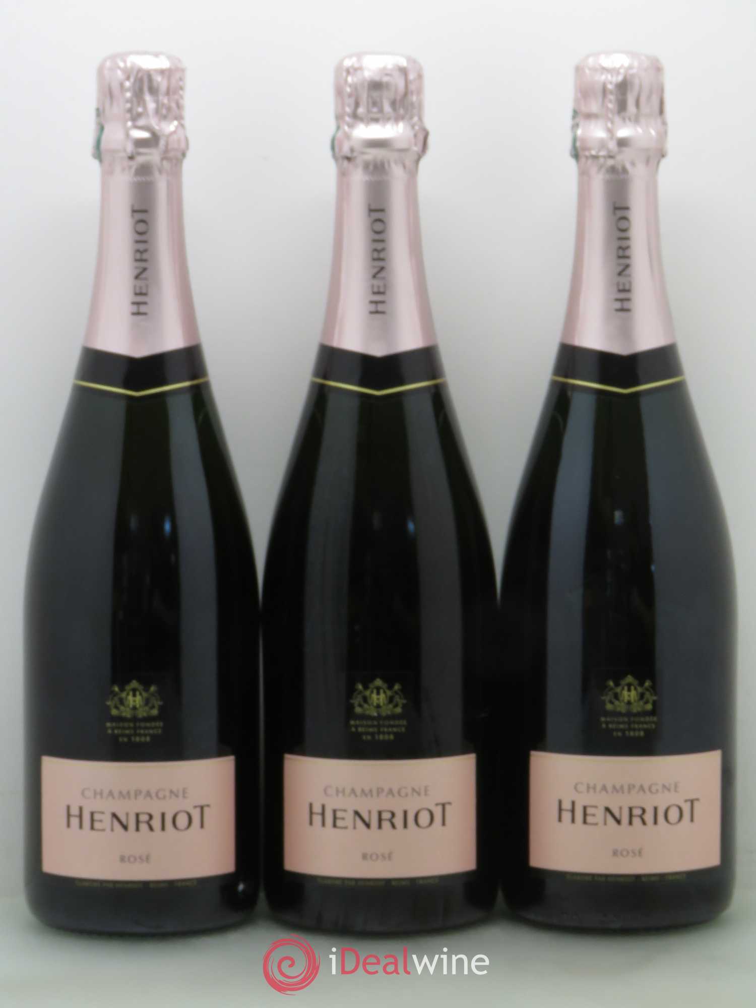 Rosé Brut Henriot (sans prix de réserve) - Lot de 6 bouteilles - 2