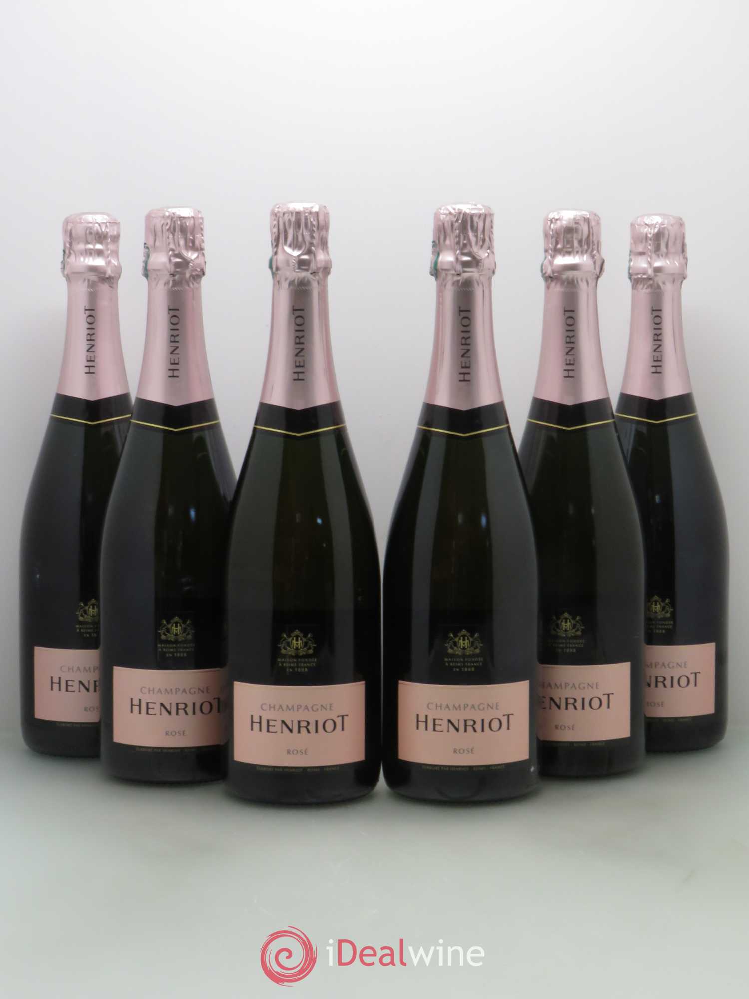 Rosé Brut Henriot (sans prix de réserve) - Lot de 6 bouteilles - 0