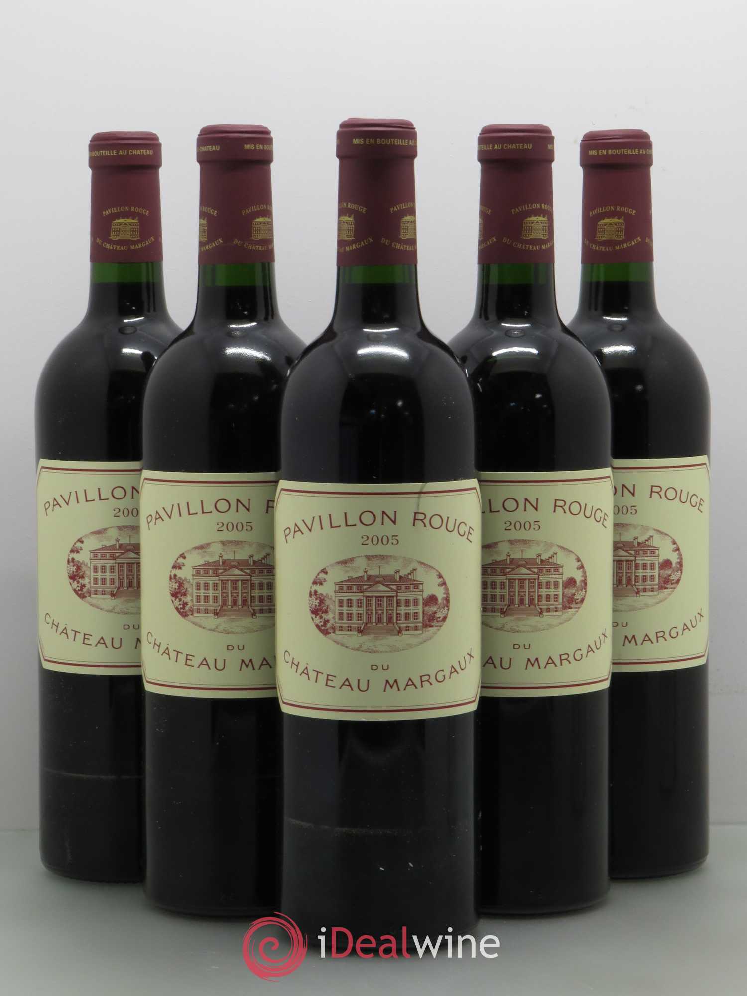 Pavillon Rouge du Château Margaux Second Vin 2005 - Lot de 5 bouteilles - 0