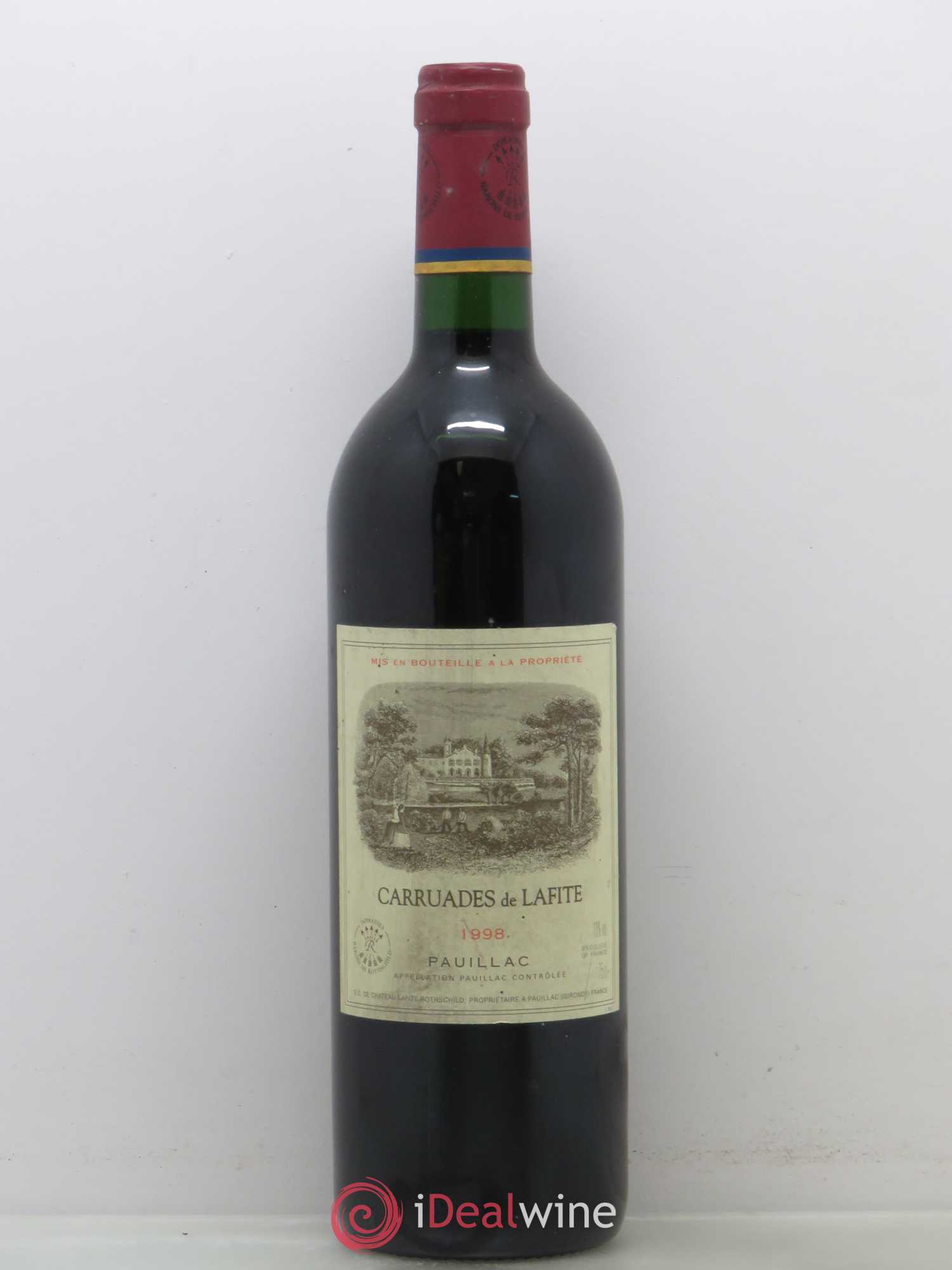 Carruades de Lafite Rothschild Second Vin (sans prix de réserve) 1998 - Lot de 1 bouteille - 0