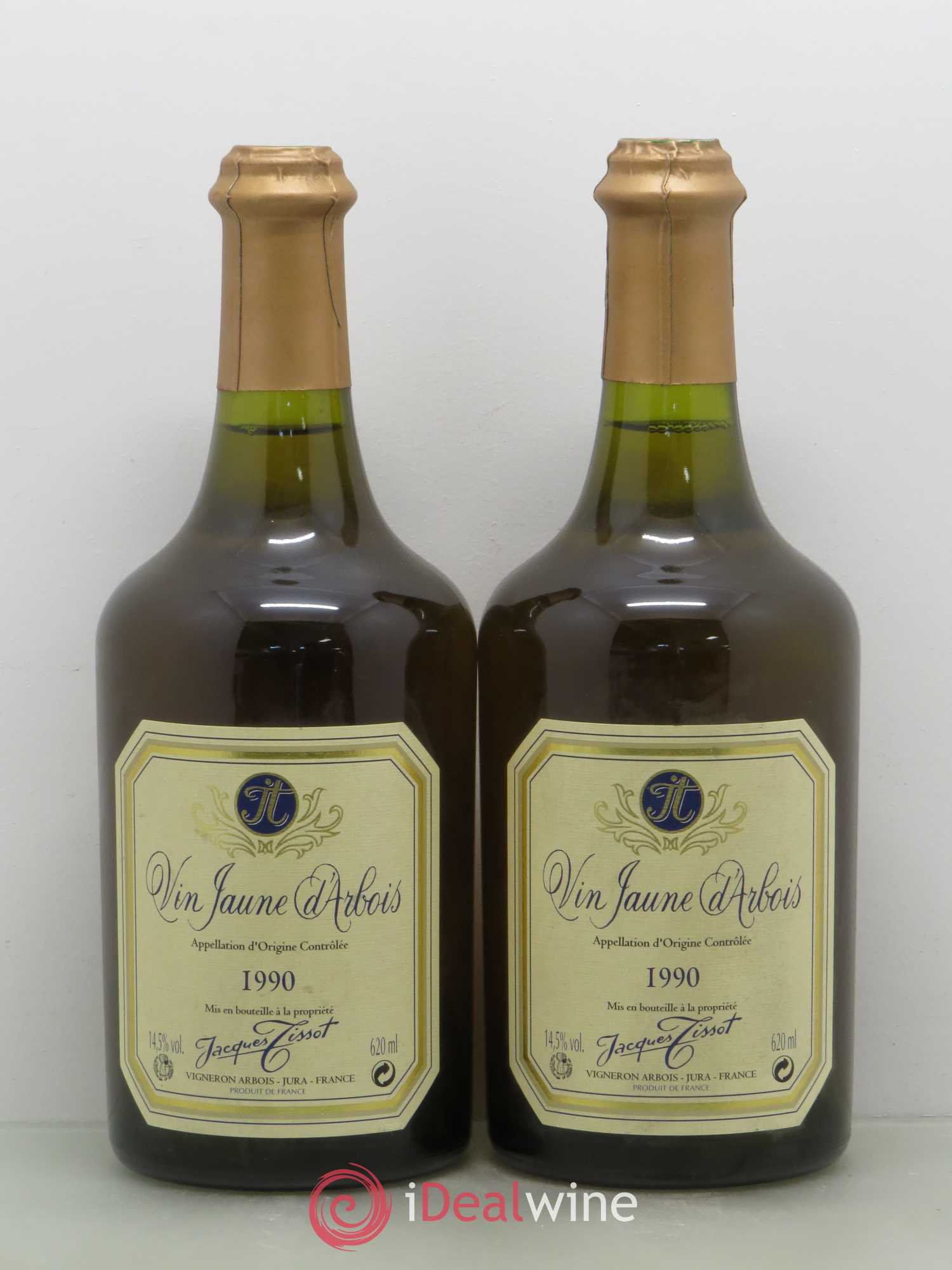 Arbois Vin Jaune Jaques Tissot (sans prix de réserve) 1990 - Lot de 2 bouteilles - 0