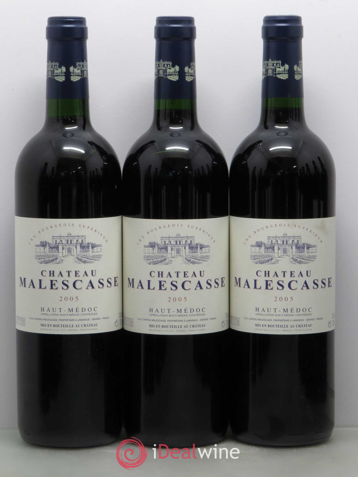 Château Malescasse Cru Bourgeois Exceptionnel (sans prix de réserve) 2005 - Lot de 12 bouteilles - 1