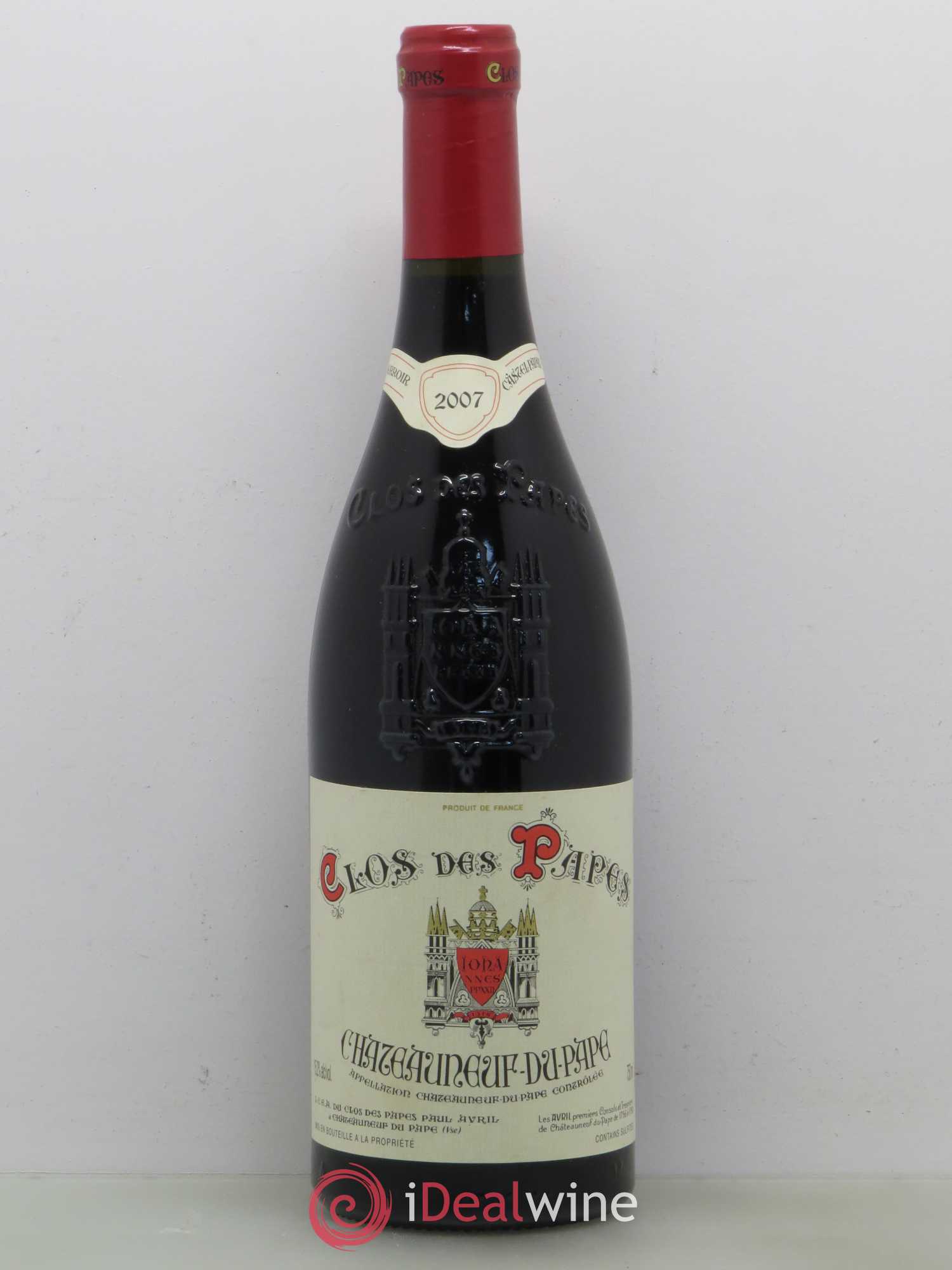 Châteauneuf-du-Pape Clos des Papes - Paul Avril (sans prix de réserve) 2007 - Lot de 1 bouteille - 0