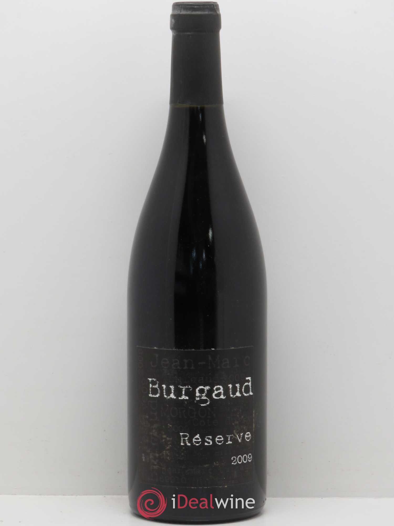 Morgon Côte du Py Réserve Jean-Marc Burgaud (Domaine) (sans prix de réserve) 2009 - Lot de 1 bouteille - 0