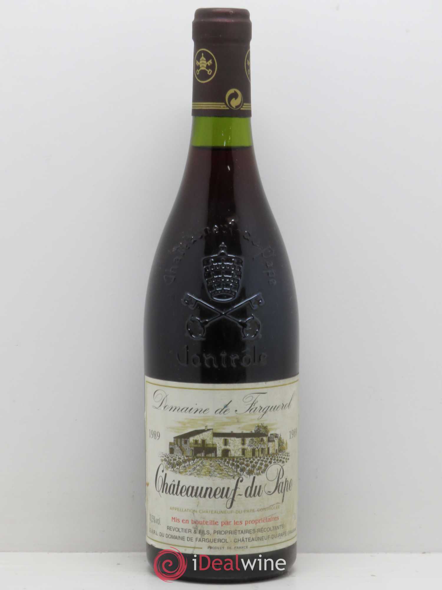 Châteauneuf-du-Pape Domaine De Farguerol (sans prix de réserve) 1989 - Posten von 1 Flasche - 0