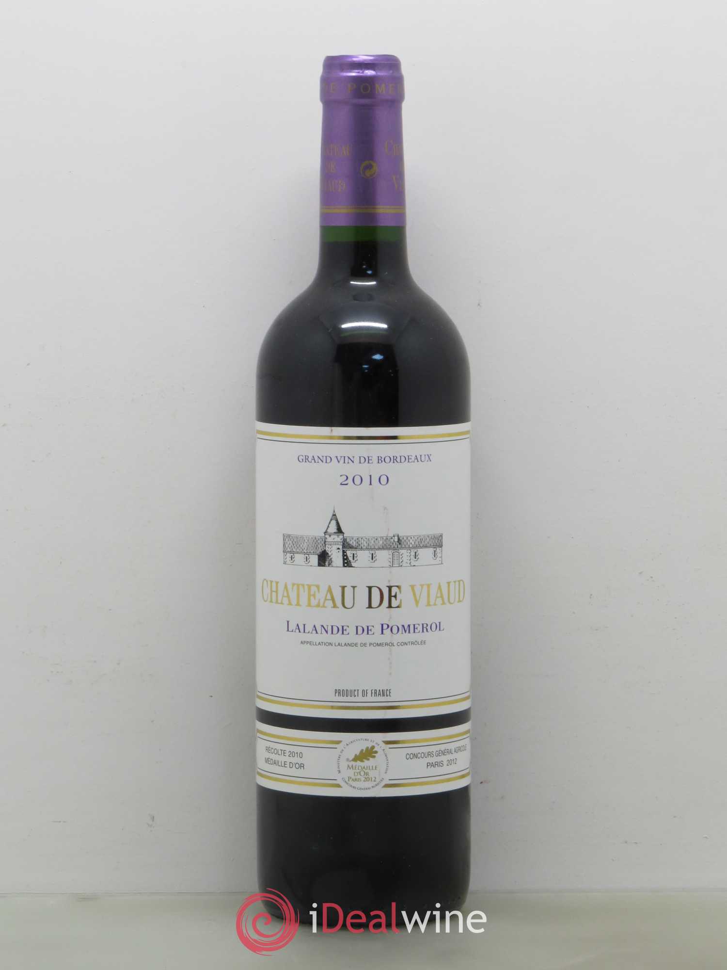 Bordeaux De Viaud Lalande De Pomerol (sans prix de réserve) 2010 - Posten von 1 Flasche - 0