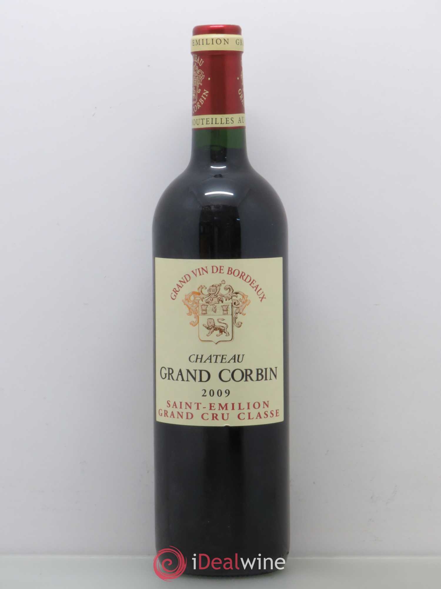 Château Grand Corbin Grand Cru Classé (sans prix de réserve) 2009 - Lot de 1 bouteille - 0