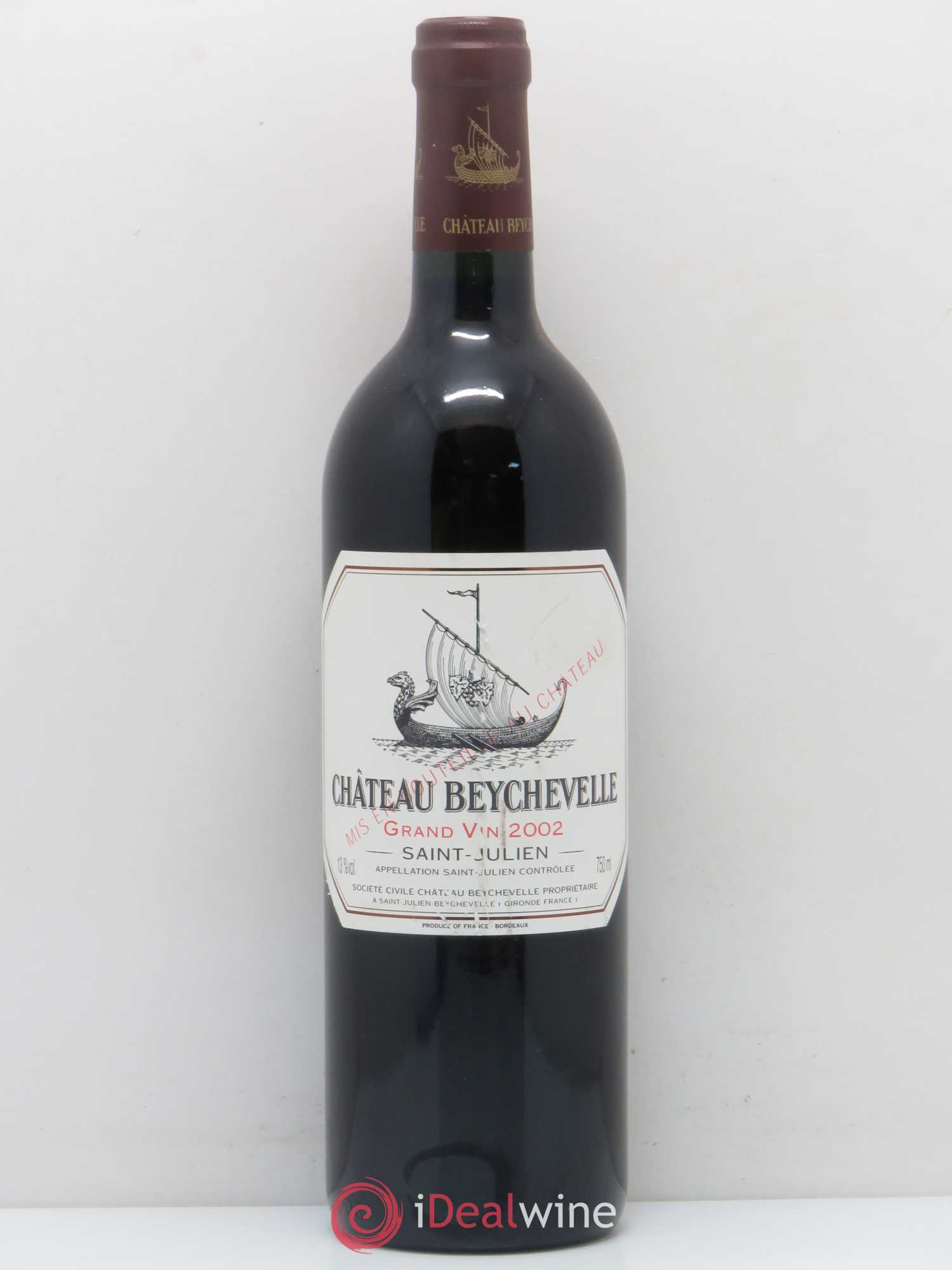 Château Beychevelle 4ème Grand Cru Classé (sans prix de réserve) 2002 - Lot de 1 bouteille - 0