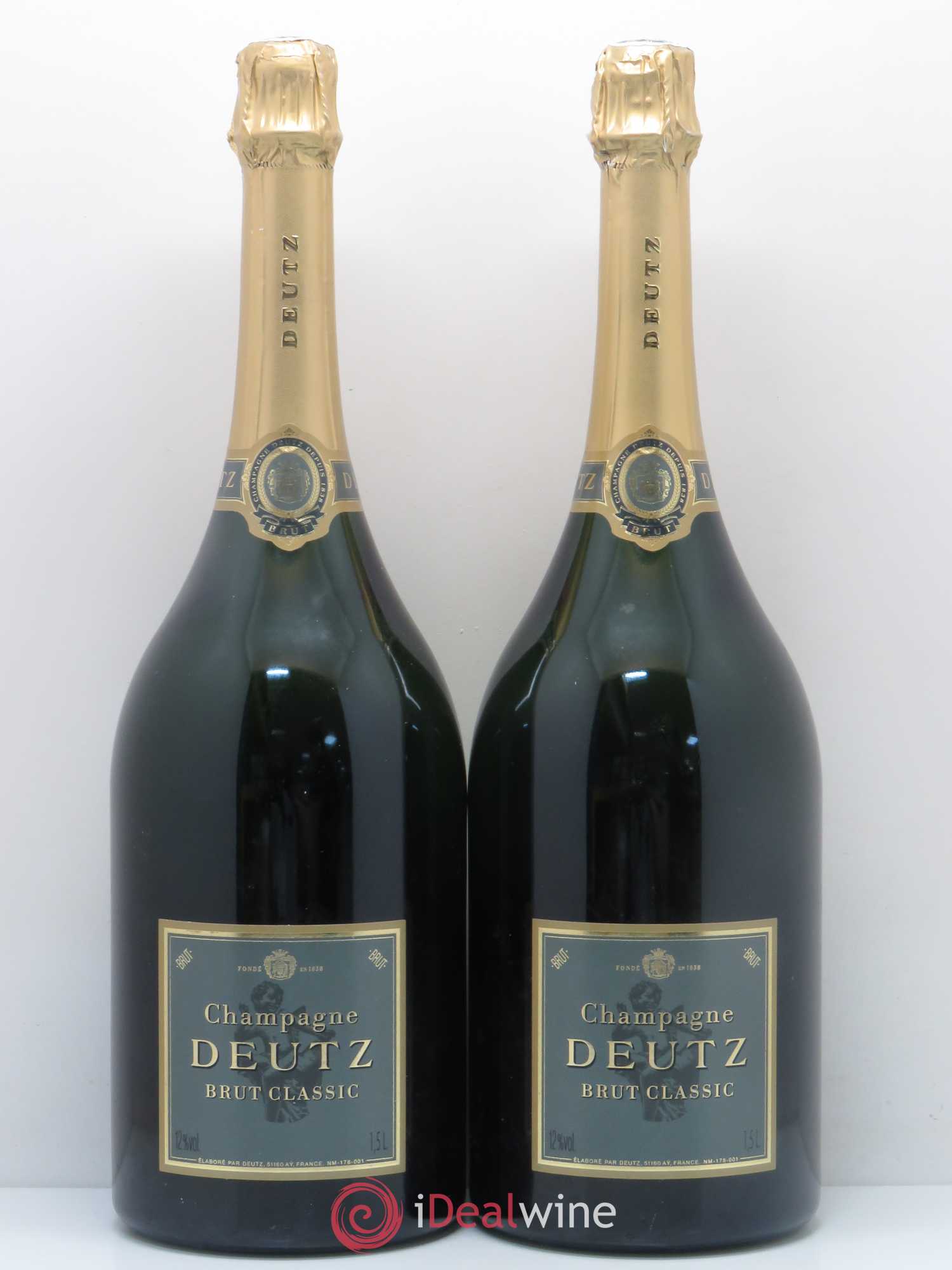 Brut Classic Deutz (sans prix de réserve) - Lot de 2 magnums - 0
