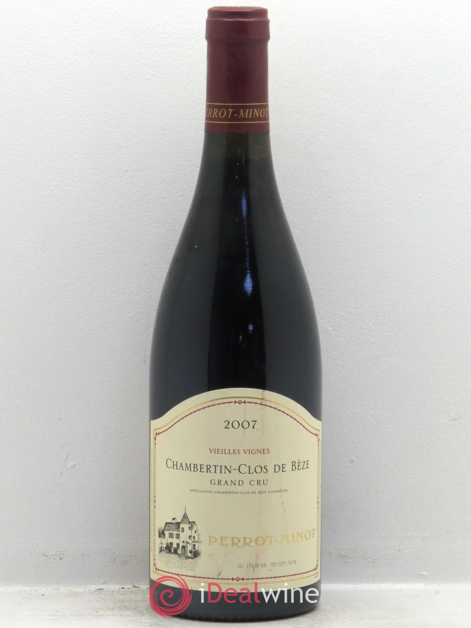 Chambertin Clos de Bèze Grand Cru Domaine Perrot Minot (sans prix de réserve) 2007 - Posten von 1 Flasche - 0