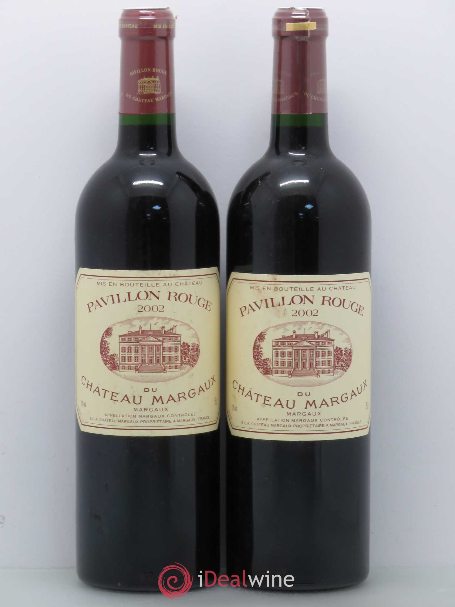 Pavillon Rouge du Château Margaux Second Vin (sans prix de réserve) 2002 - Lot de 2 bouteilles - 0