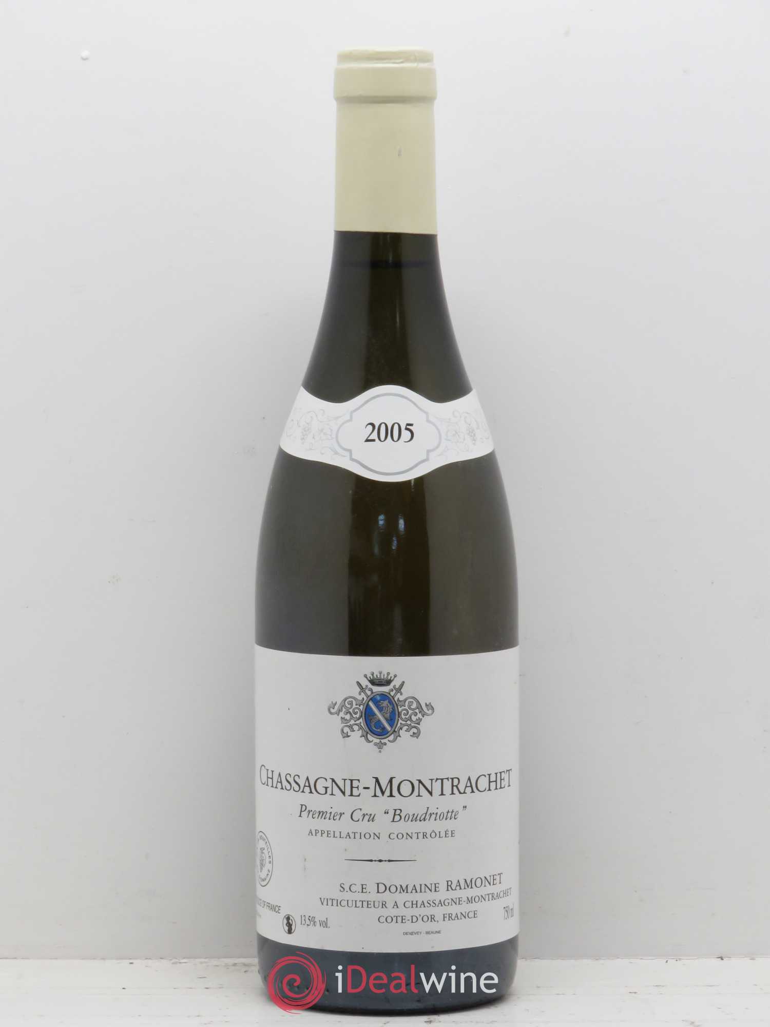 Chassagne-Montrachet 1er Cru Boudriotte Ramonet (Domaine) 2005 - Lot de 1 bouteille - 0